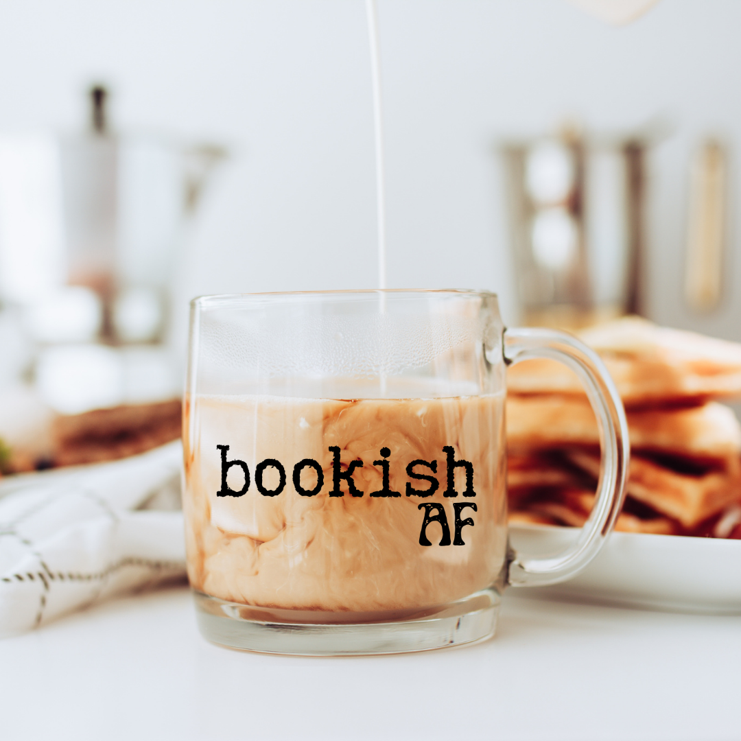 Bookish AF Glass Mug