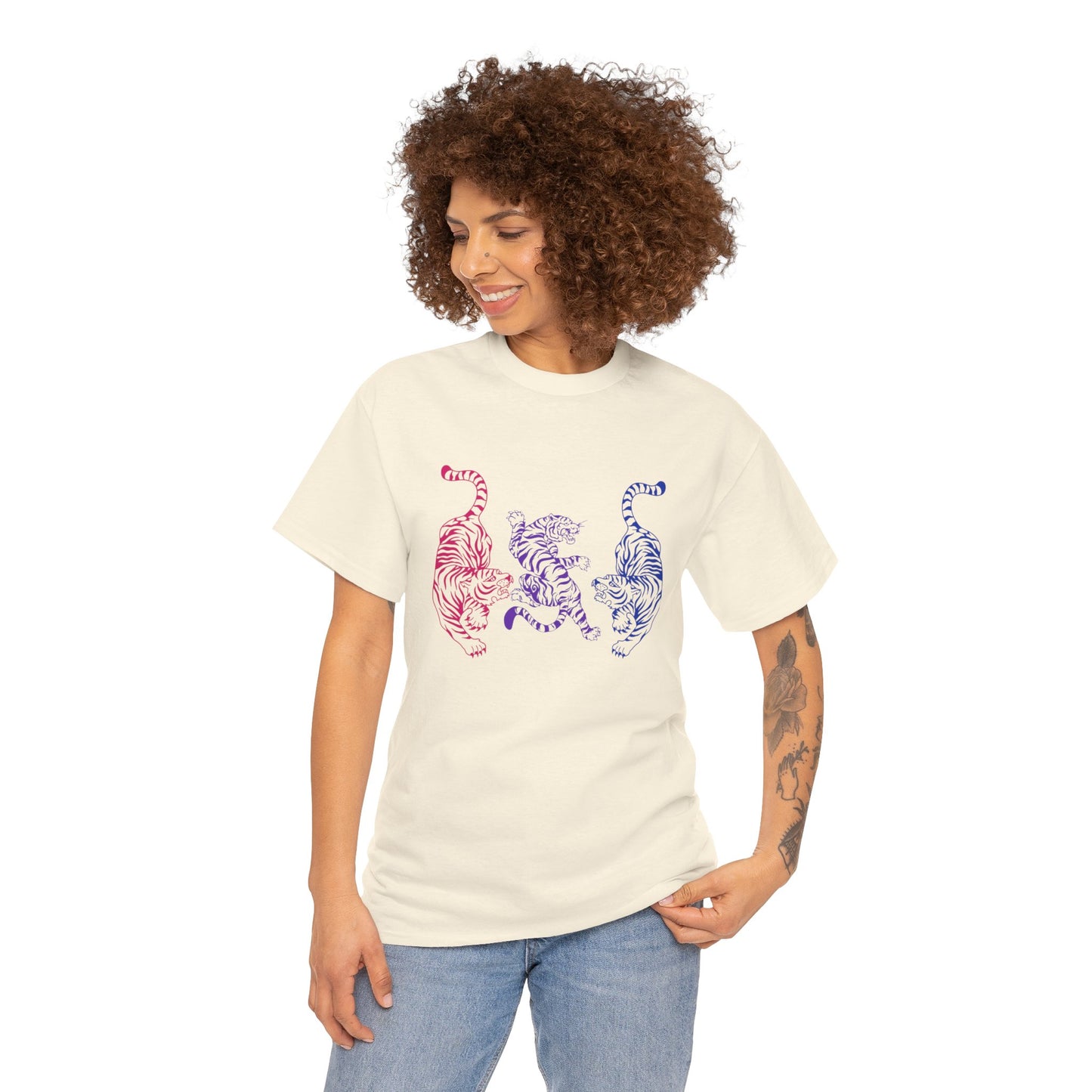 Subtle Bi Pride Tiger Shirt