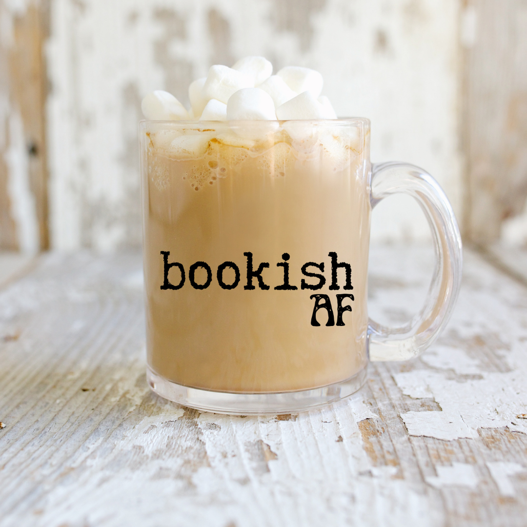 Bookish AF Glass Mug