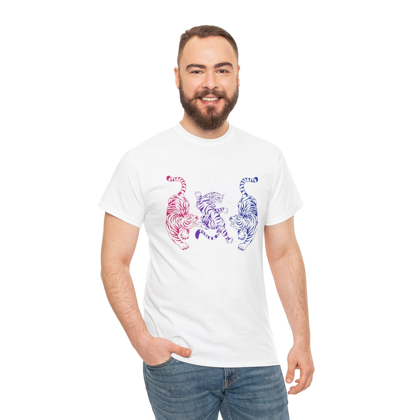 Subtle Bi Pride Tiger Shirt