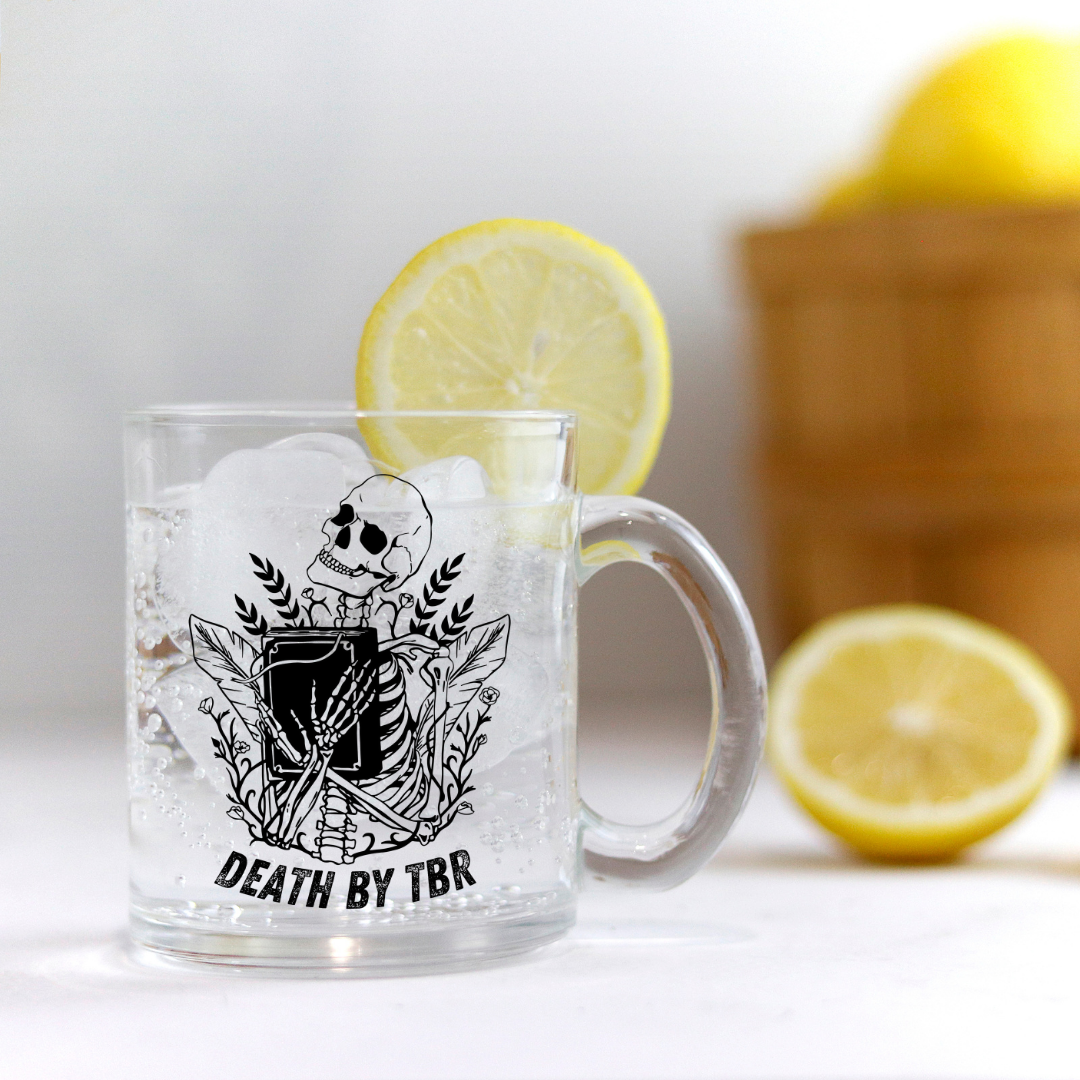 Death By TBR Glass Mug