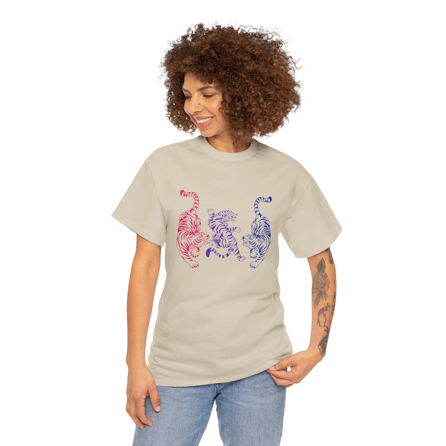 Subtle Bi Pride Tiger Shirt