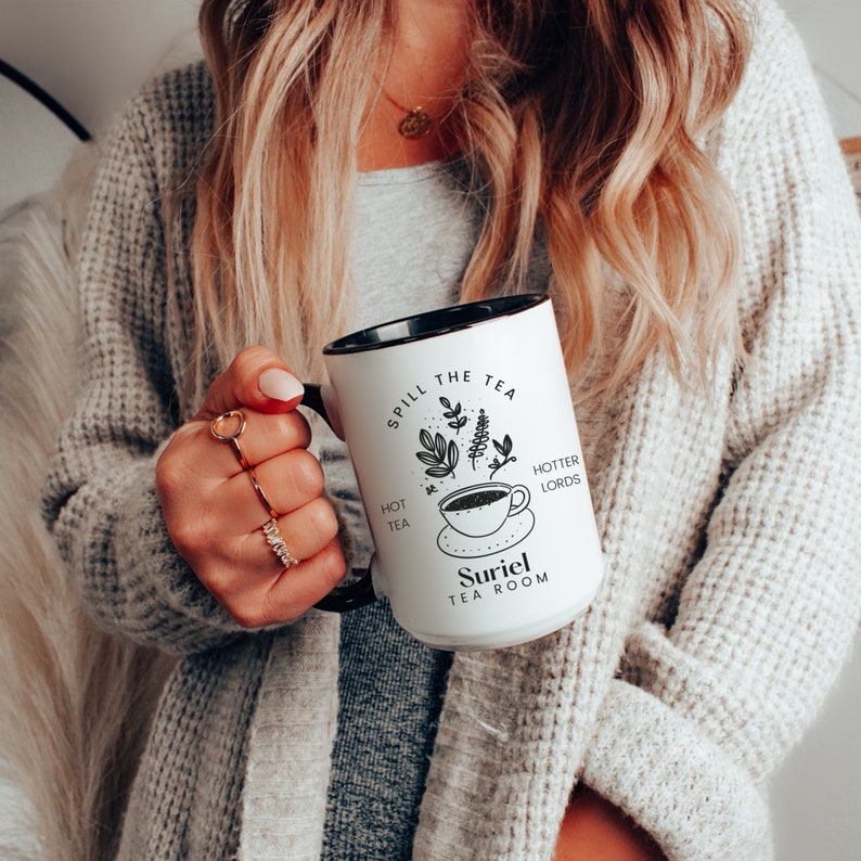 Suriel Tea Room Book Accent Mug