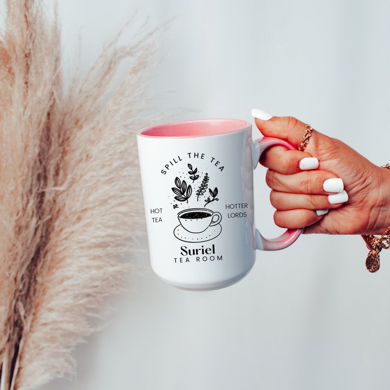 Suriel Tea Room Book Accent Mug