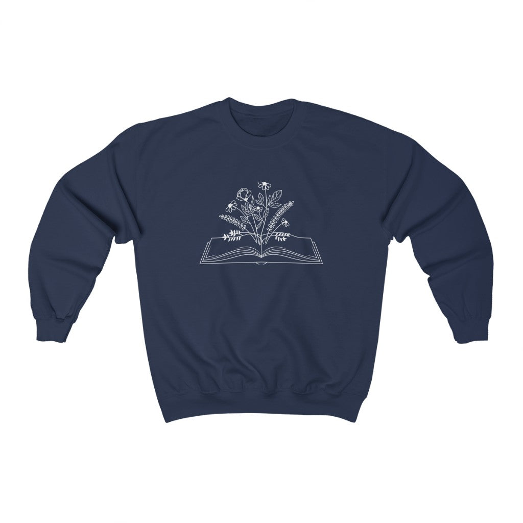 Wildflower Open Book Sweatshirt
