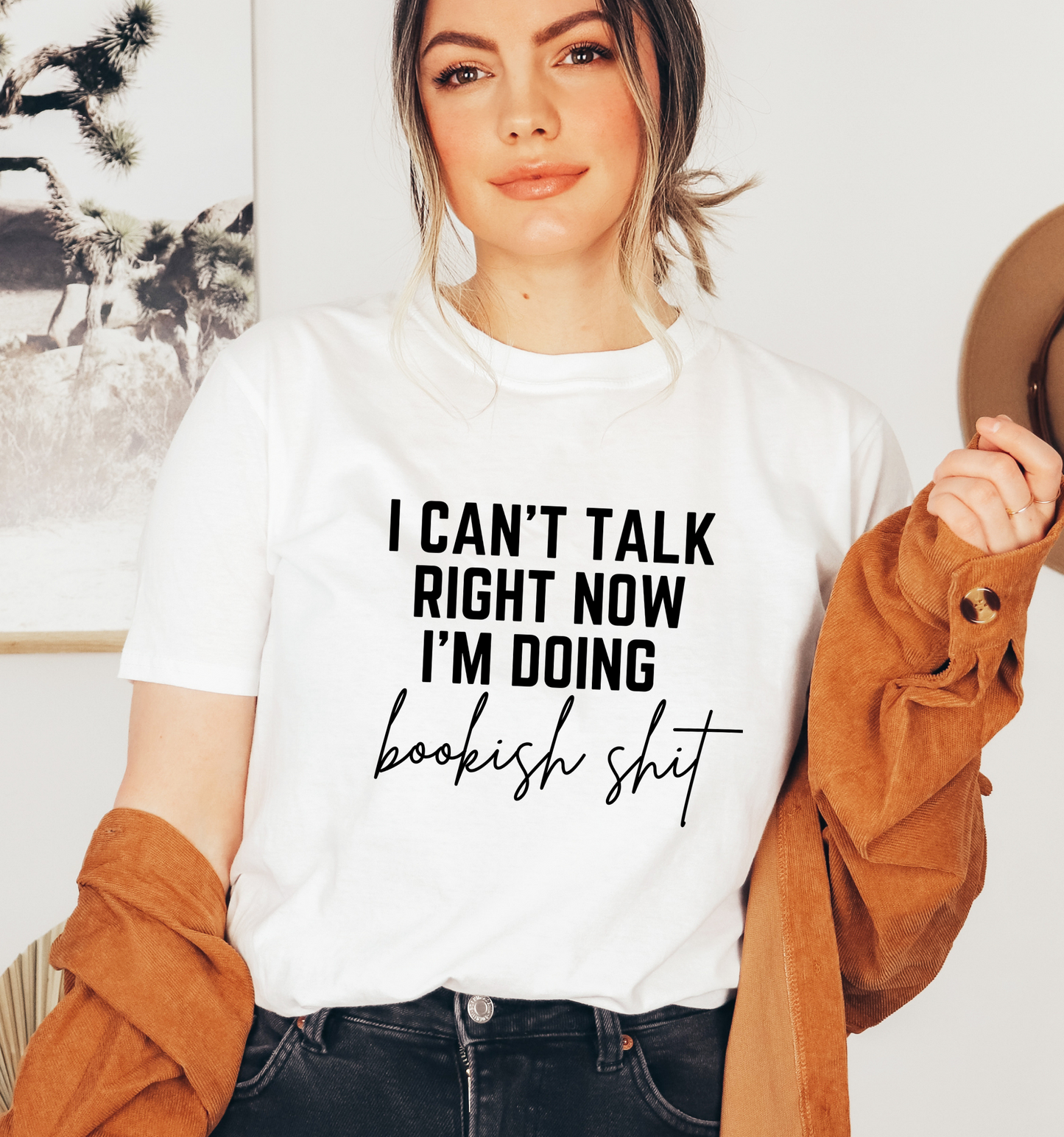 I Can't Talk Right Now I'm Doing Bookish Shit Shirt