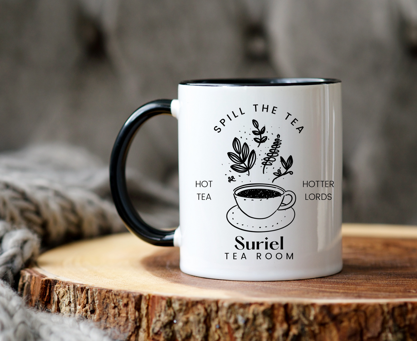 Suriel Tea Room Book Accent Mug