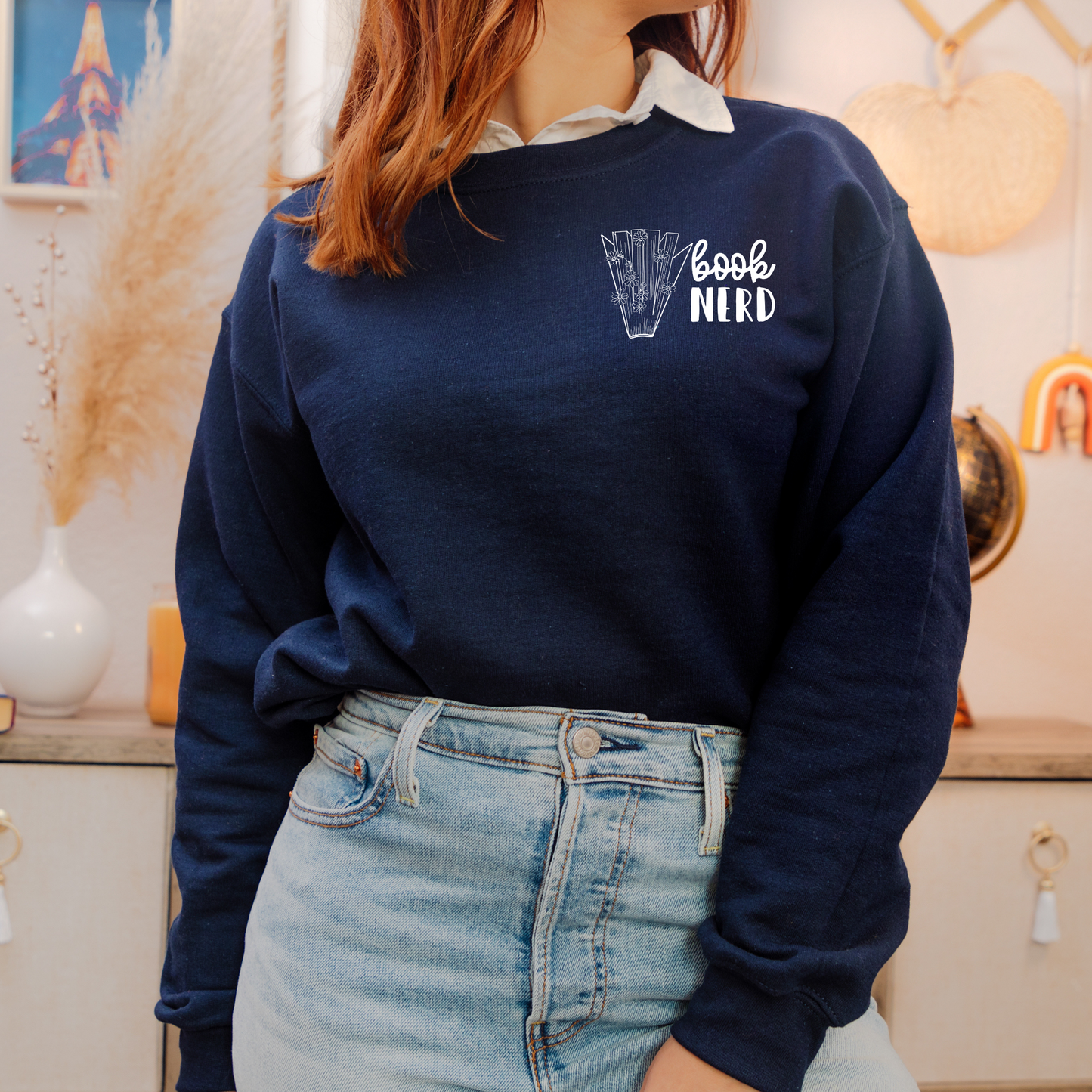 Book Nerd Pocket Graphic Sweatshirt