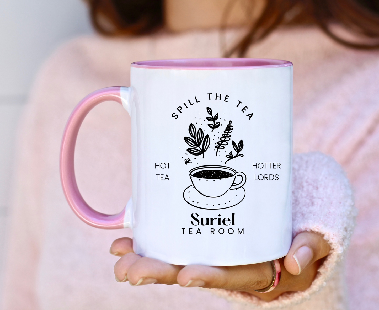 Suriel Tea Room Book Accent Mug
