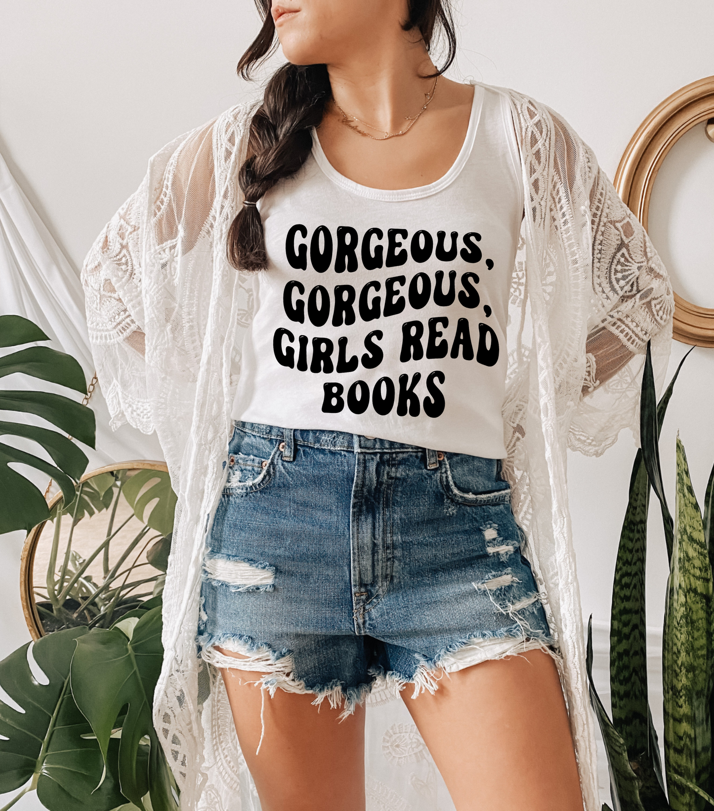 Gorgeous Gorgeous Girls Read Books Tank