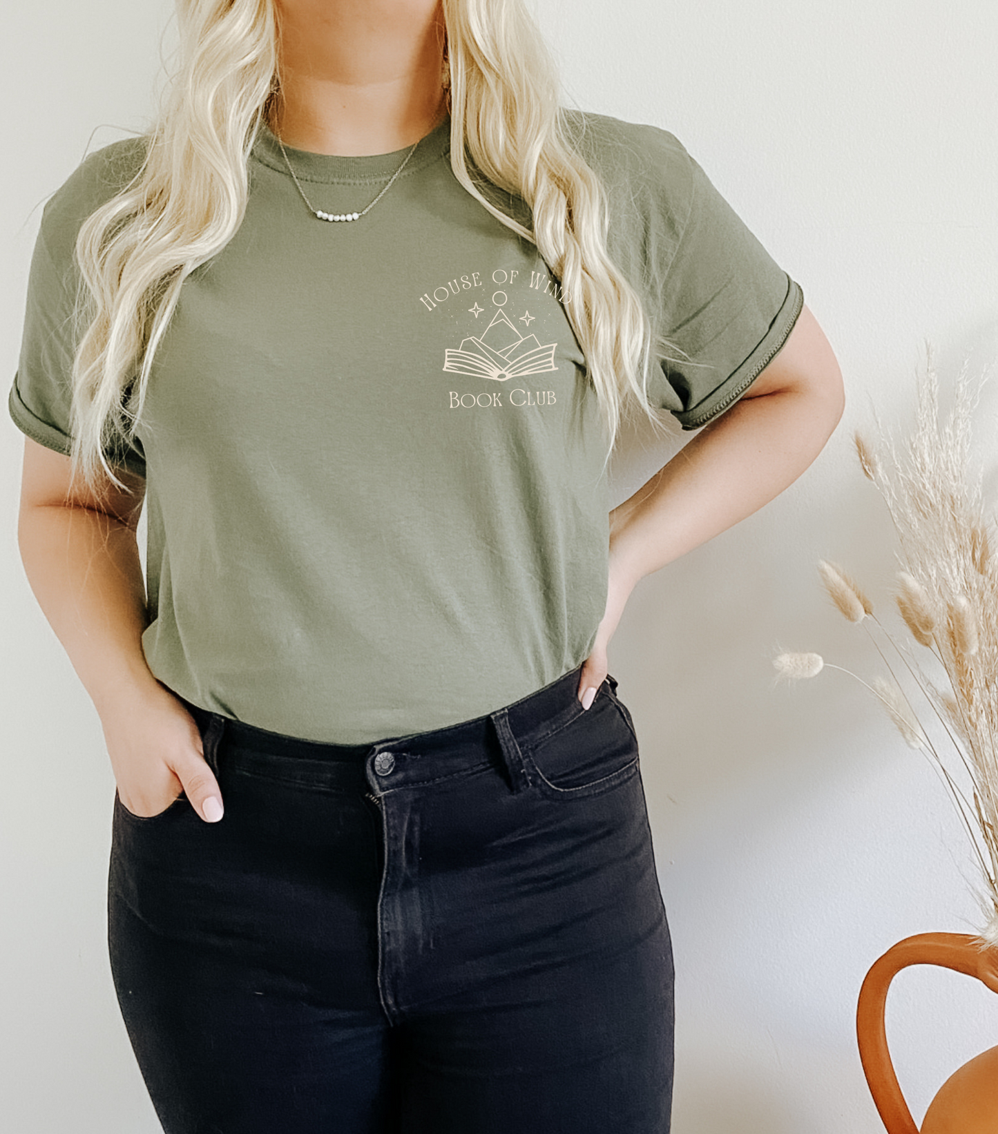 House Of Wind Pocket Graphic Book Shirt