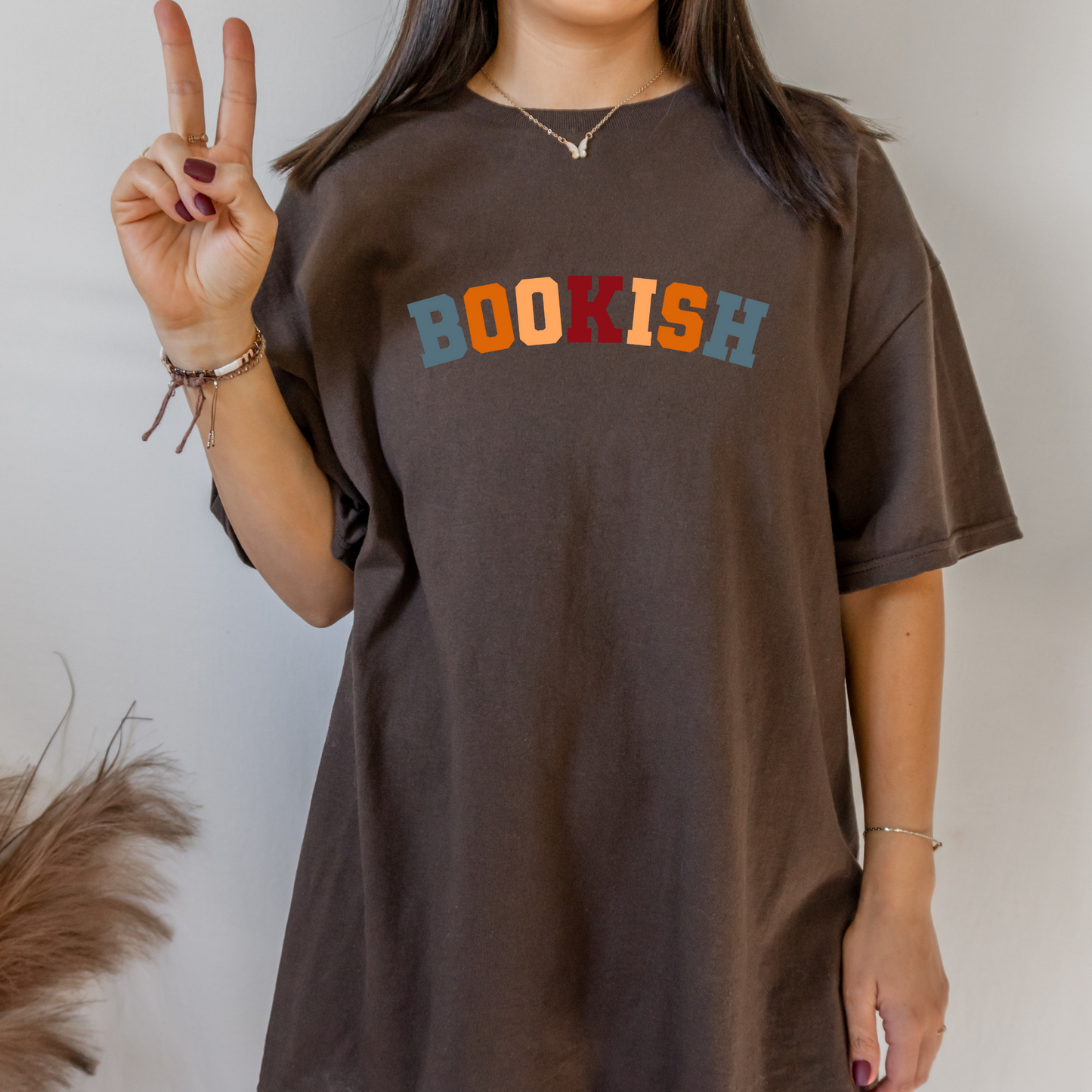 Bookish Shirt Colorful Varsity Letter Book Shirt