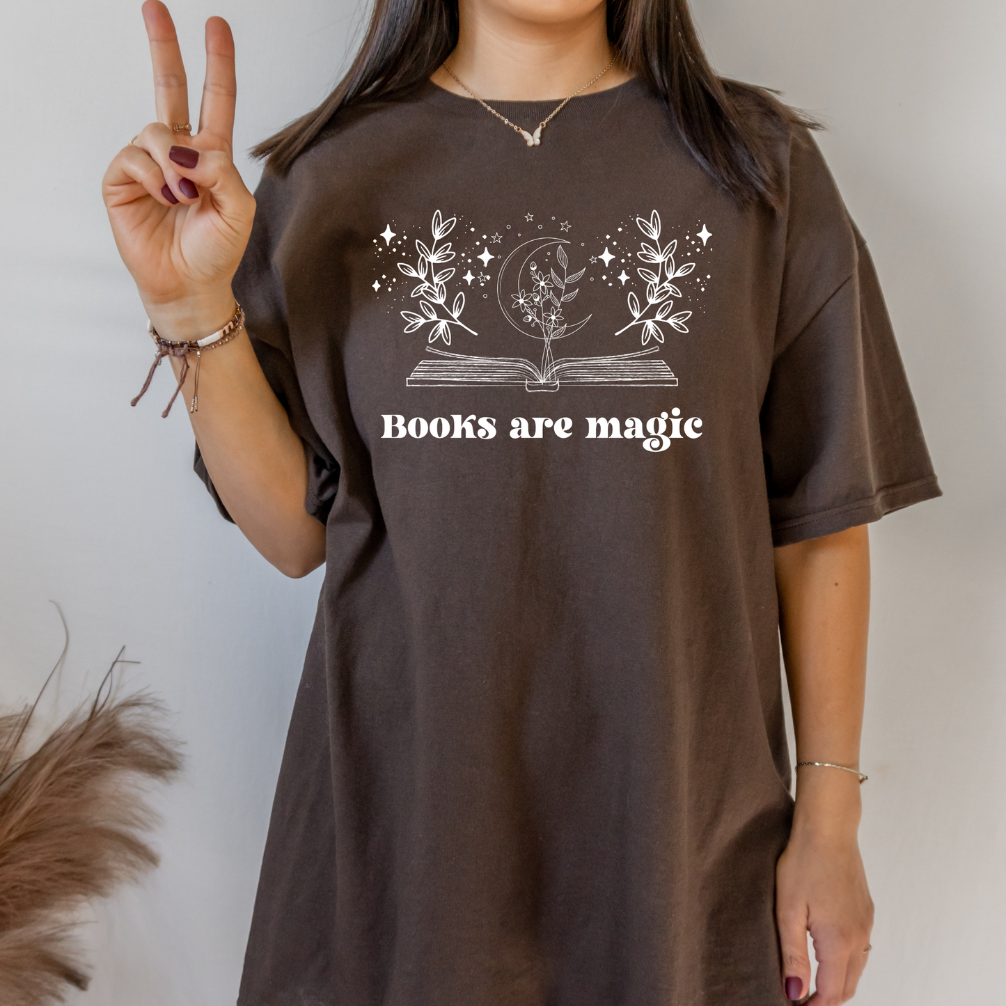 Books Are Magic Dark Academia Book Shirt
