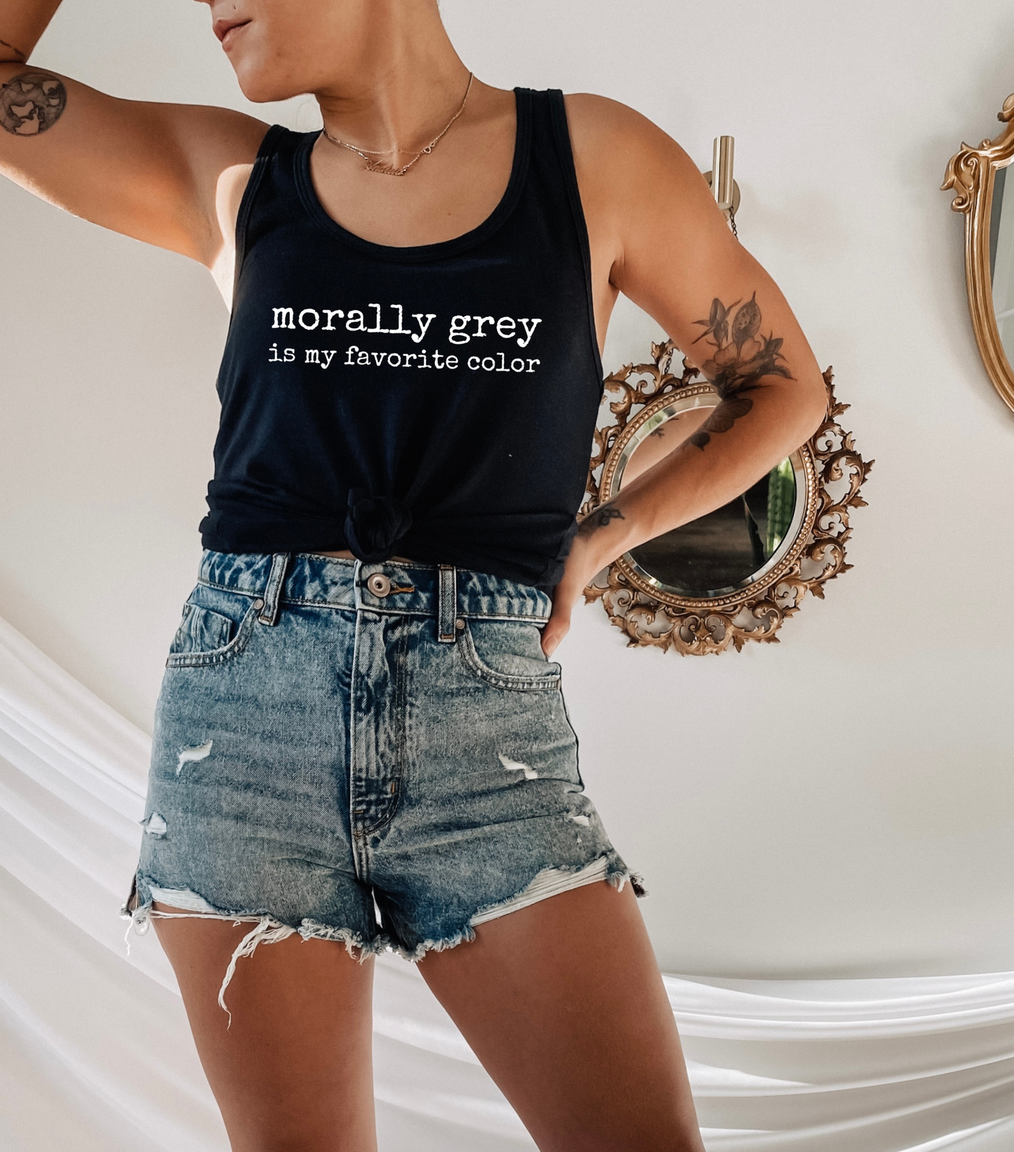 Morally Grey Is My Favorite Color Tank