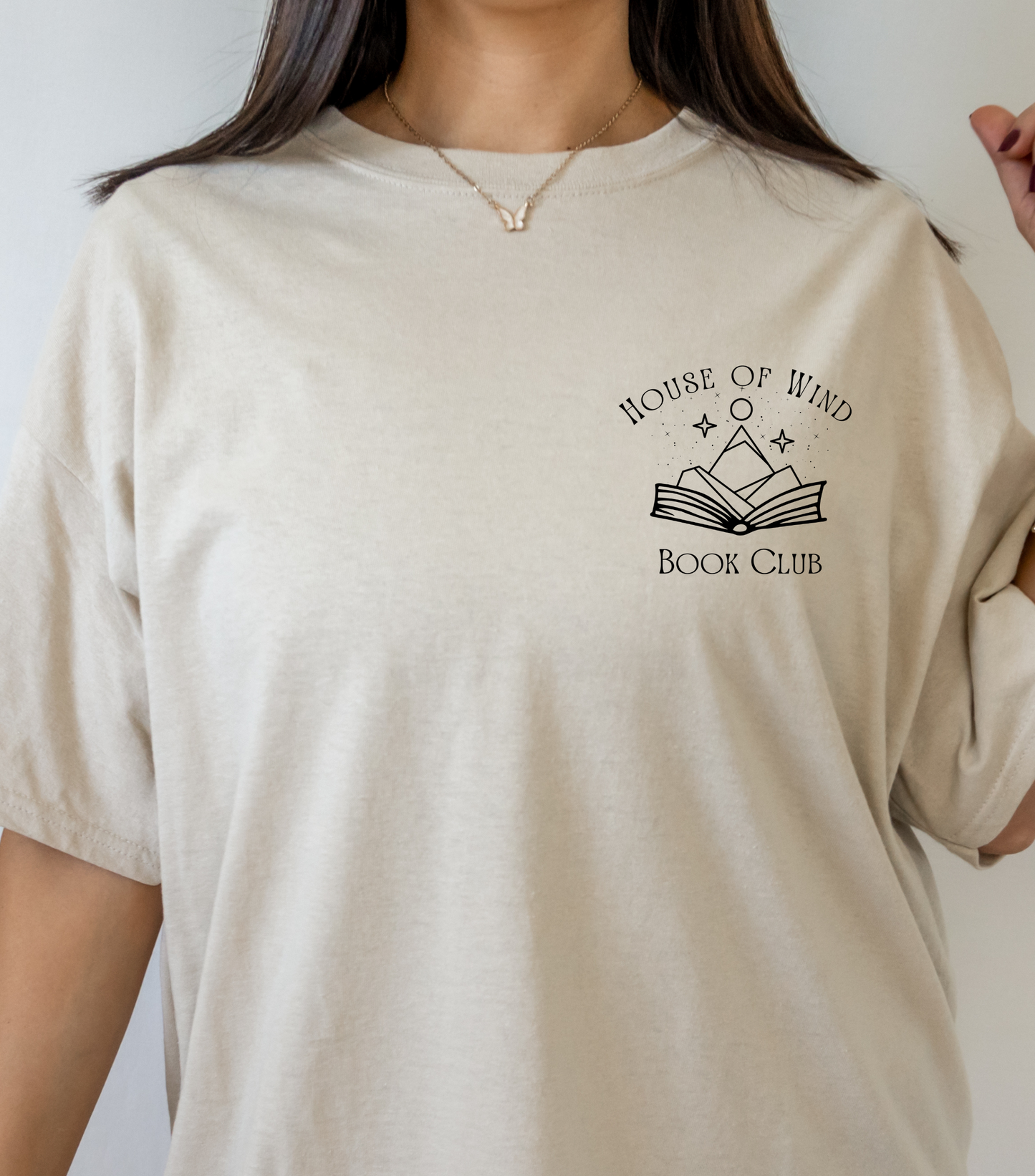 House Of Wind Pocket Graphic Book Shirt