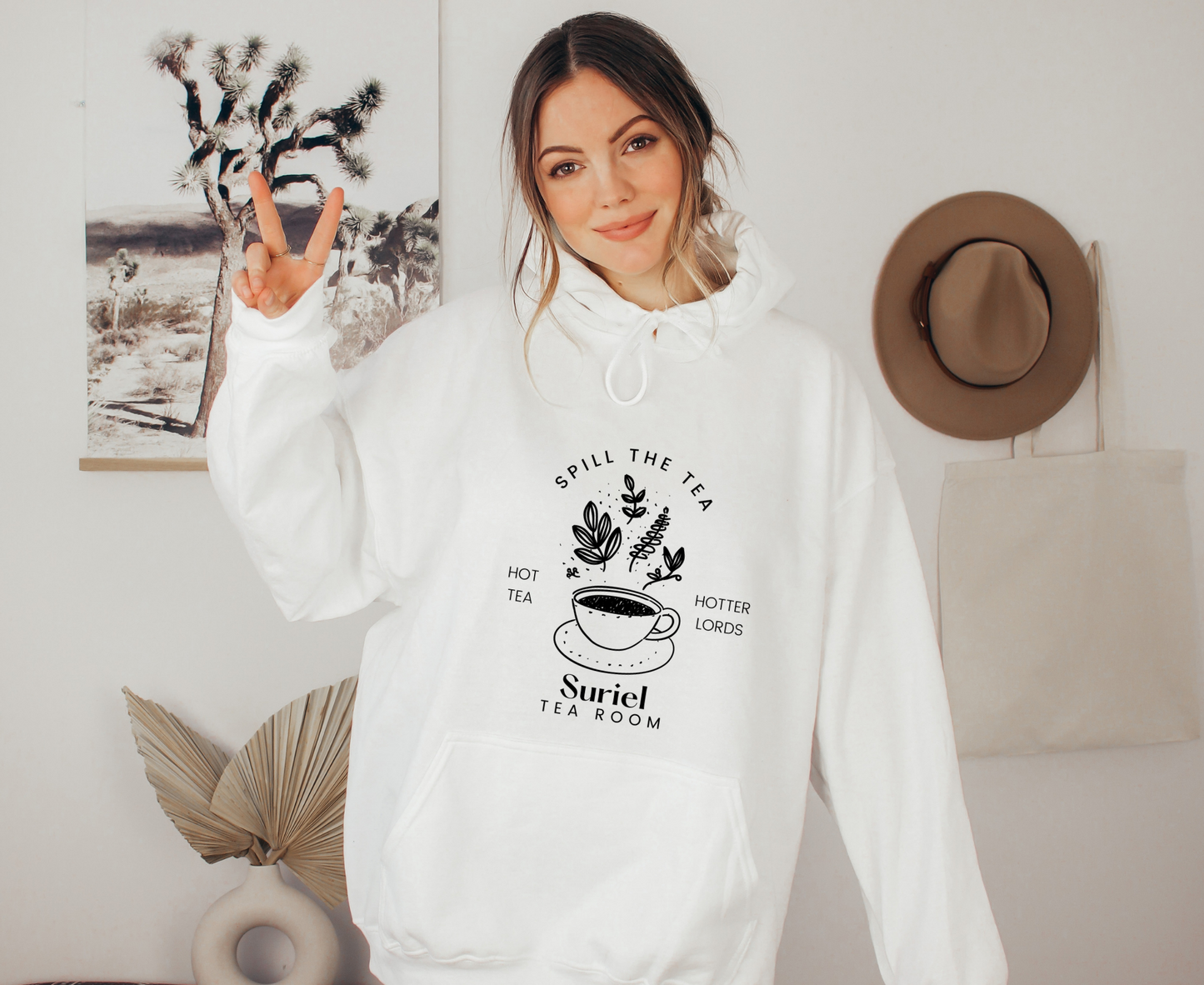 Suriel Tea Room Oversized Hoodie