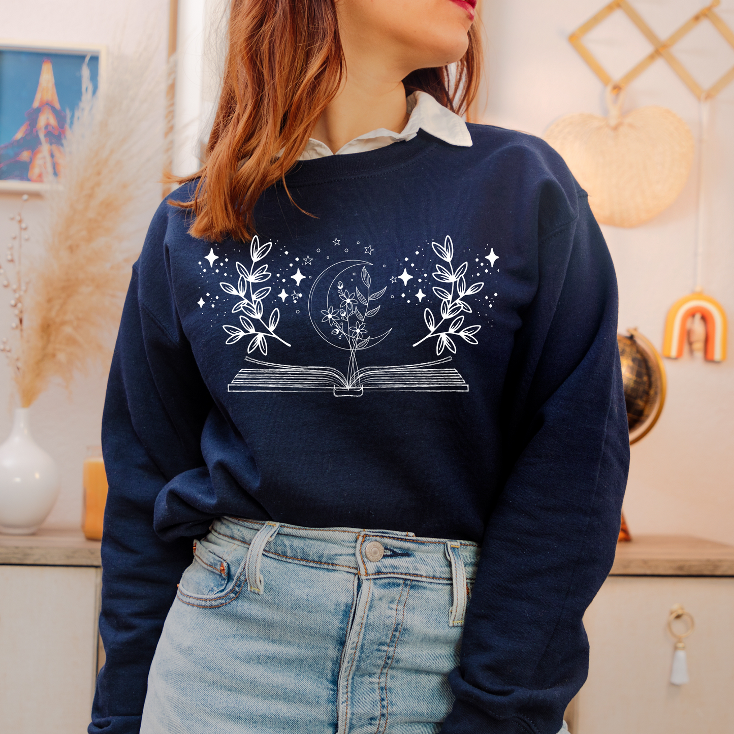 Books Are Magic Witchy Sweatshirt