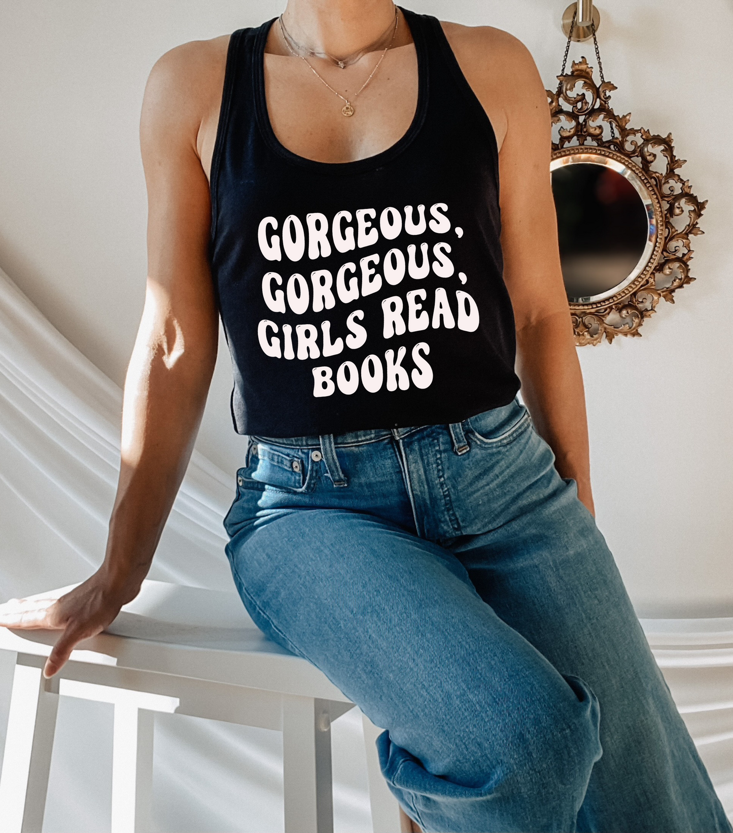 Gorgeous Gorgeous Girls Read Books Tank