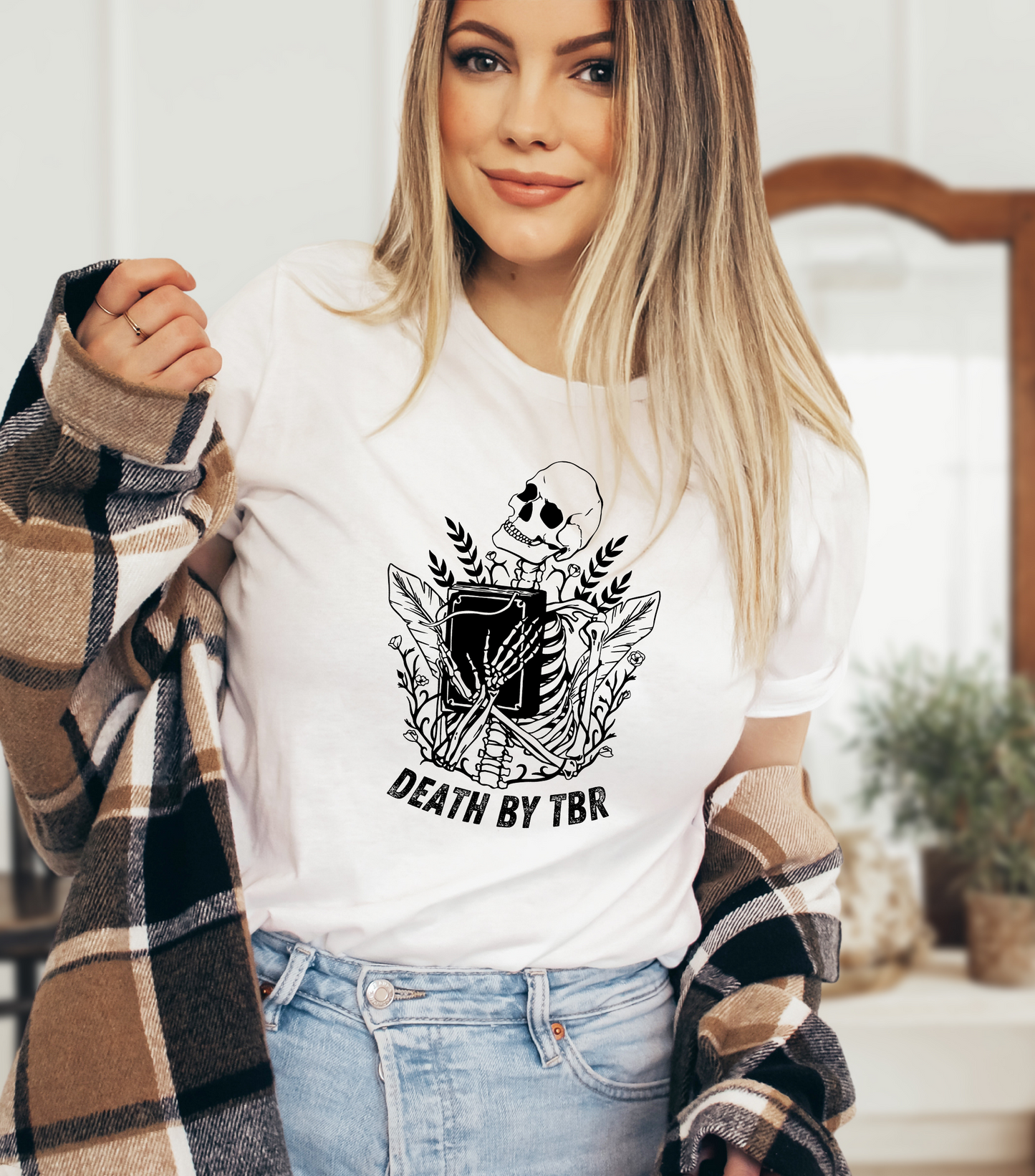 Death By TBR Skeleton Shirt