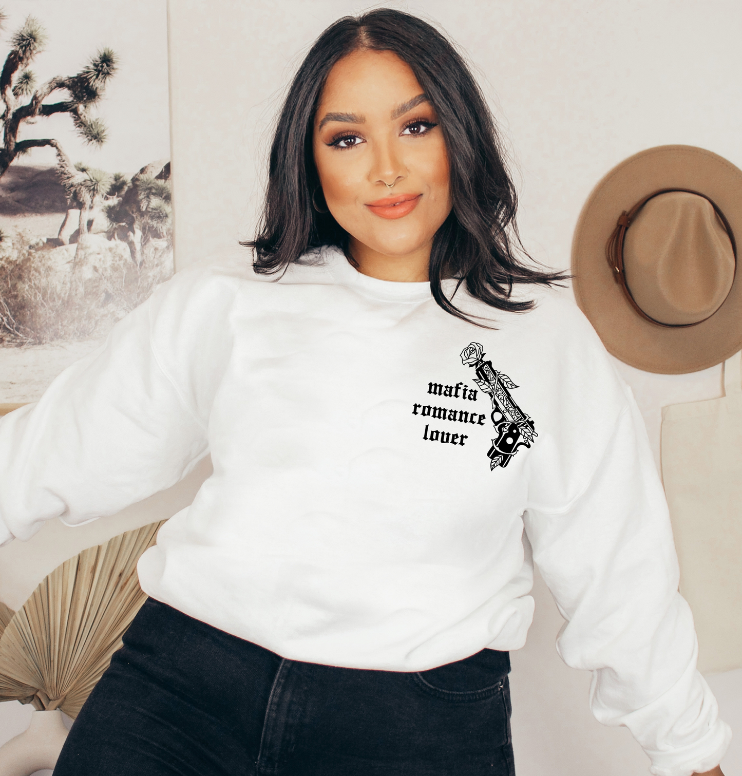 Mafia Romance Lover Book Sweatshirt
