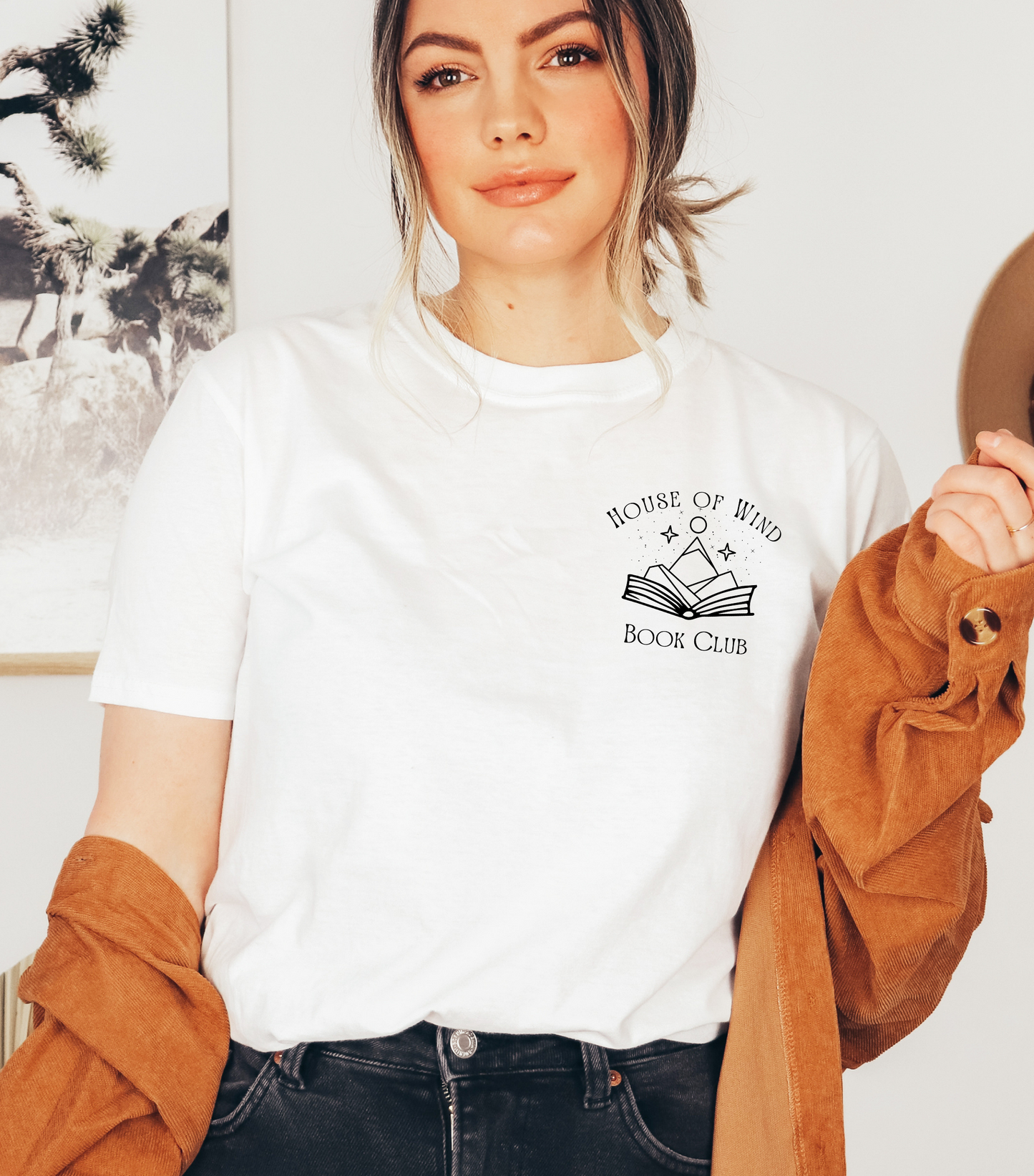 House Of Wind Pocket Graphic Book Shirt