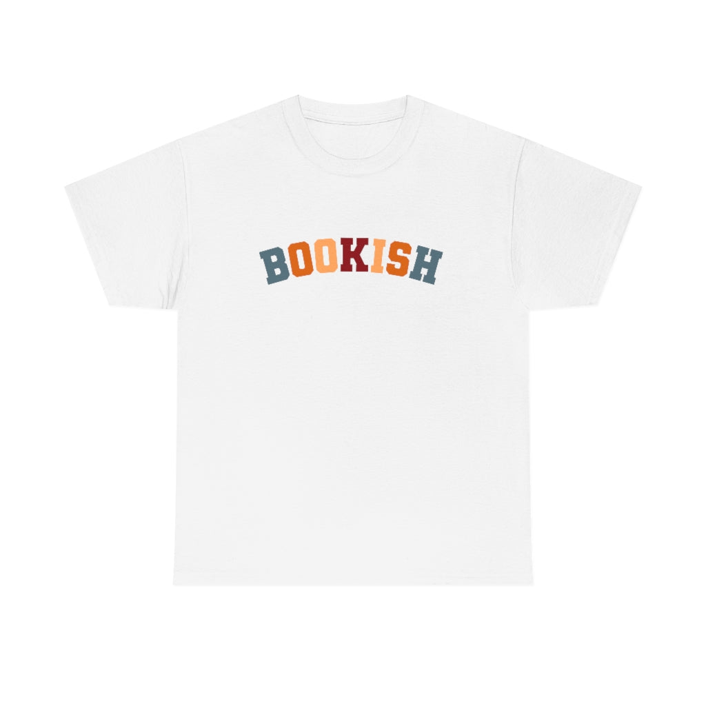 Bookish Shirt Colorful Varsity Letter Book Shirt