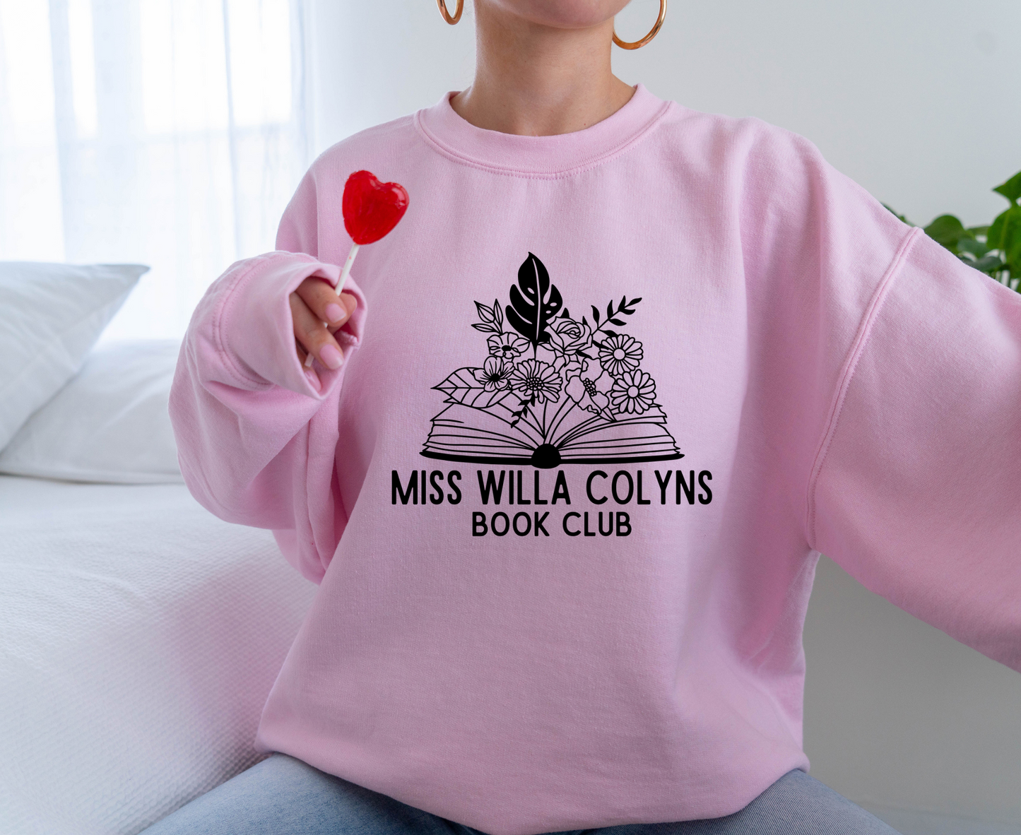 Miss Willa Colyns Book Club Sweatshirt