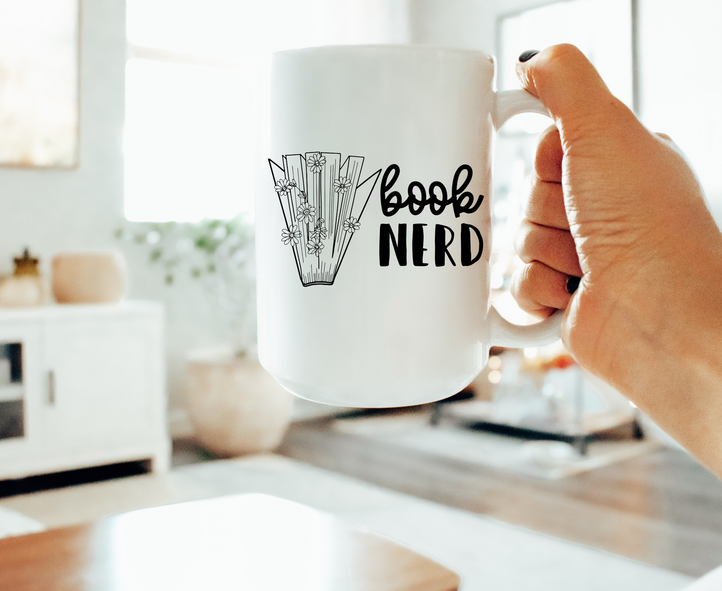 Book Nerd Book Mug