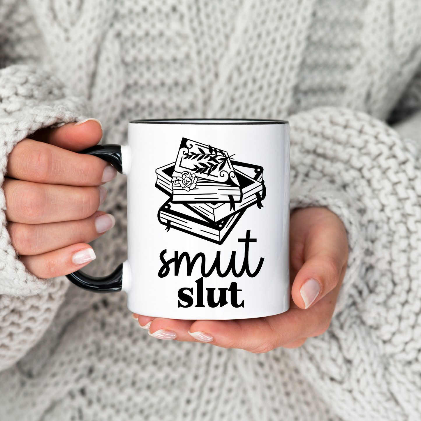 Smut Slut Accent Book Mug