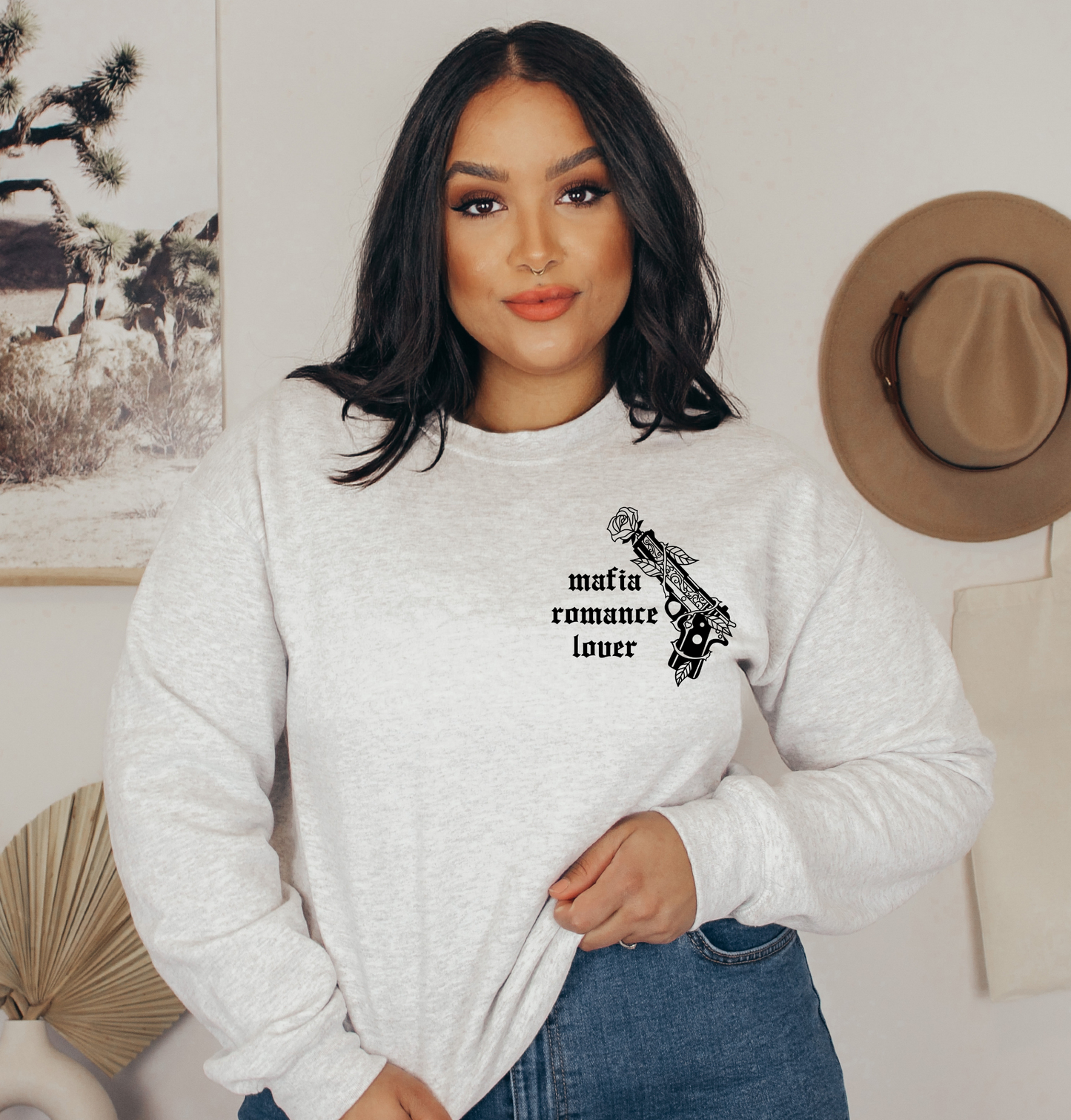 Mafia Romance Lover Book Sweatshirt