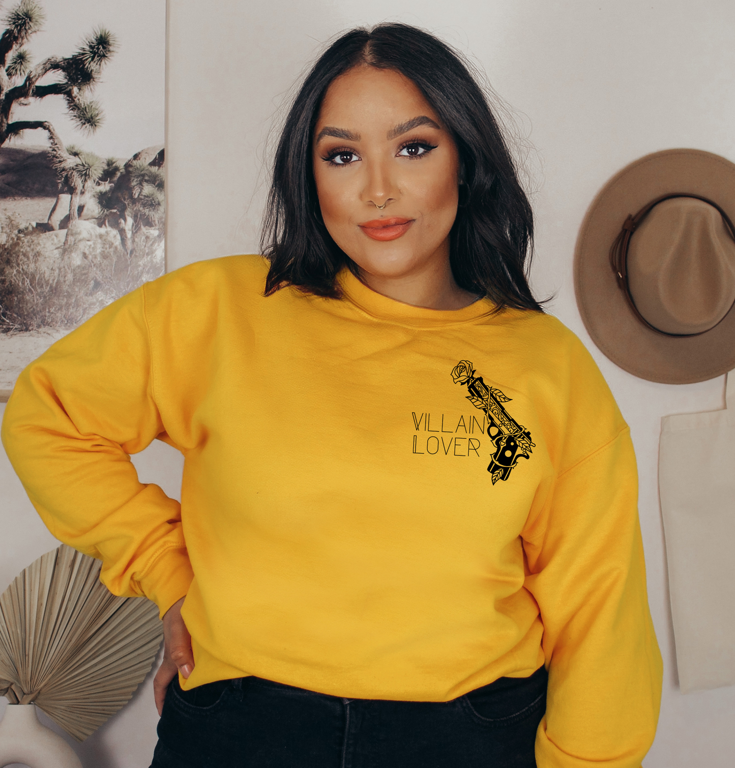 Villain Lover Romance Reader Crewneck Sweatshirt
