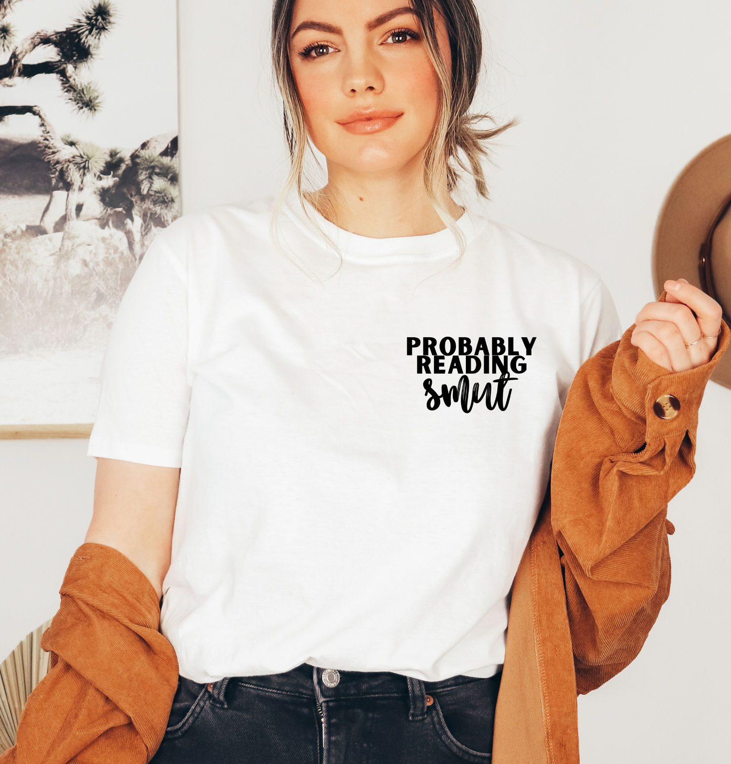 Probably Reading Smut Book Shirt
