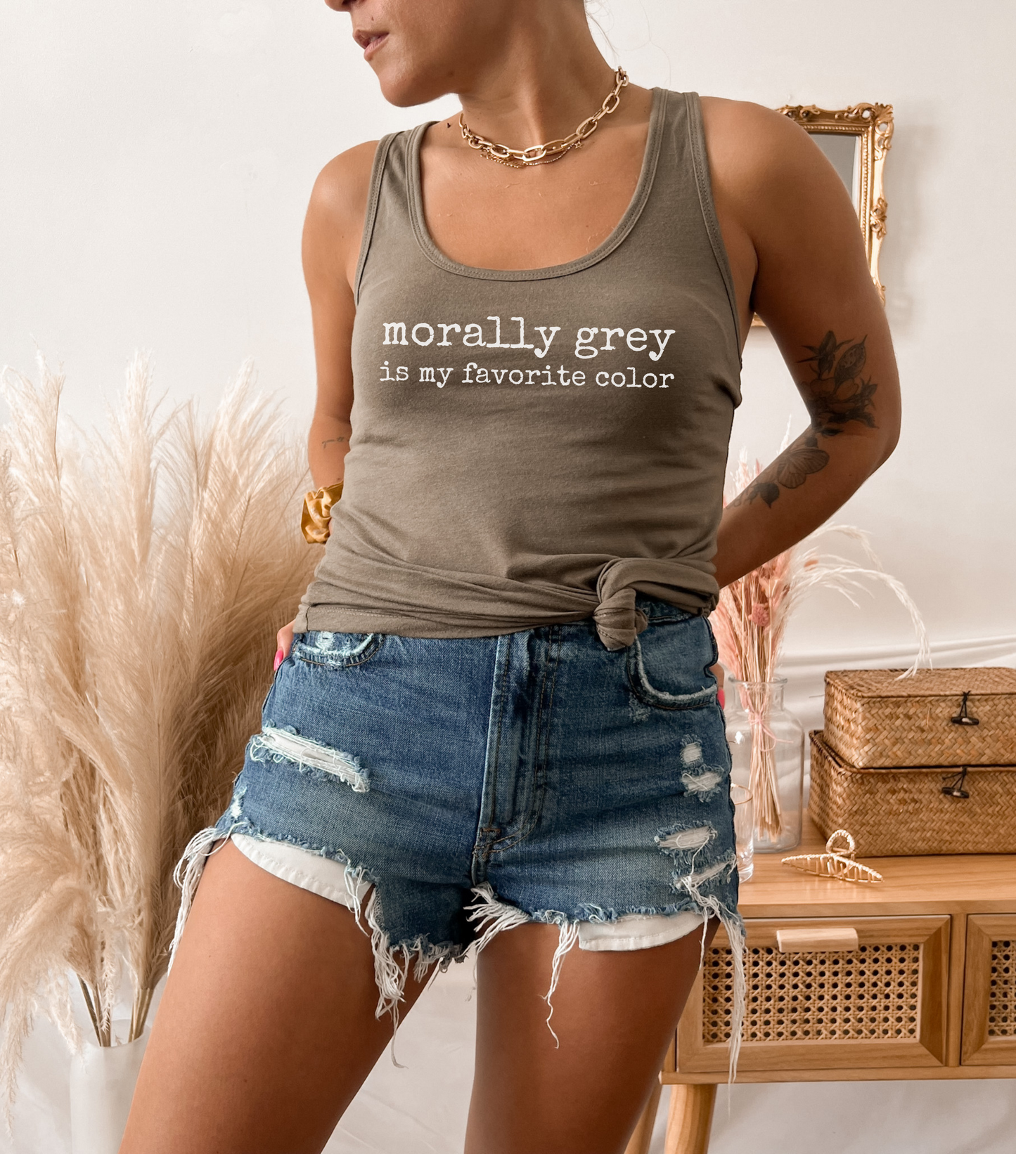 Morally Grey Is My Favorite Color Tank