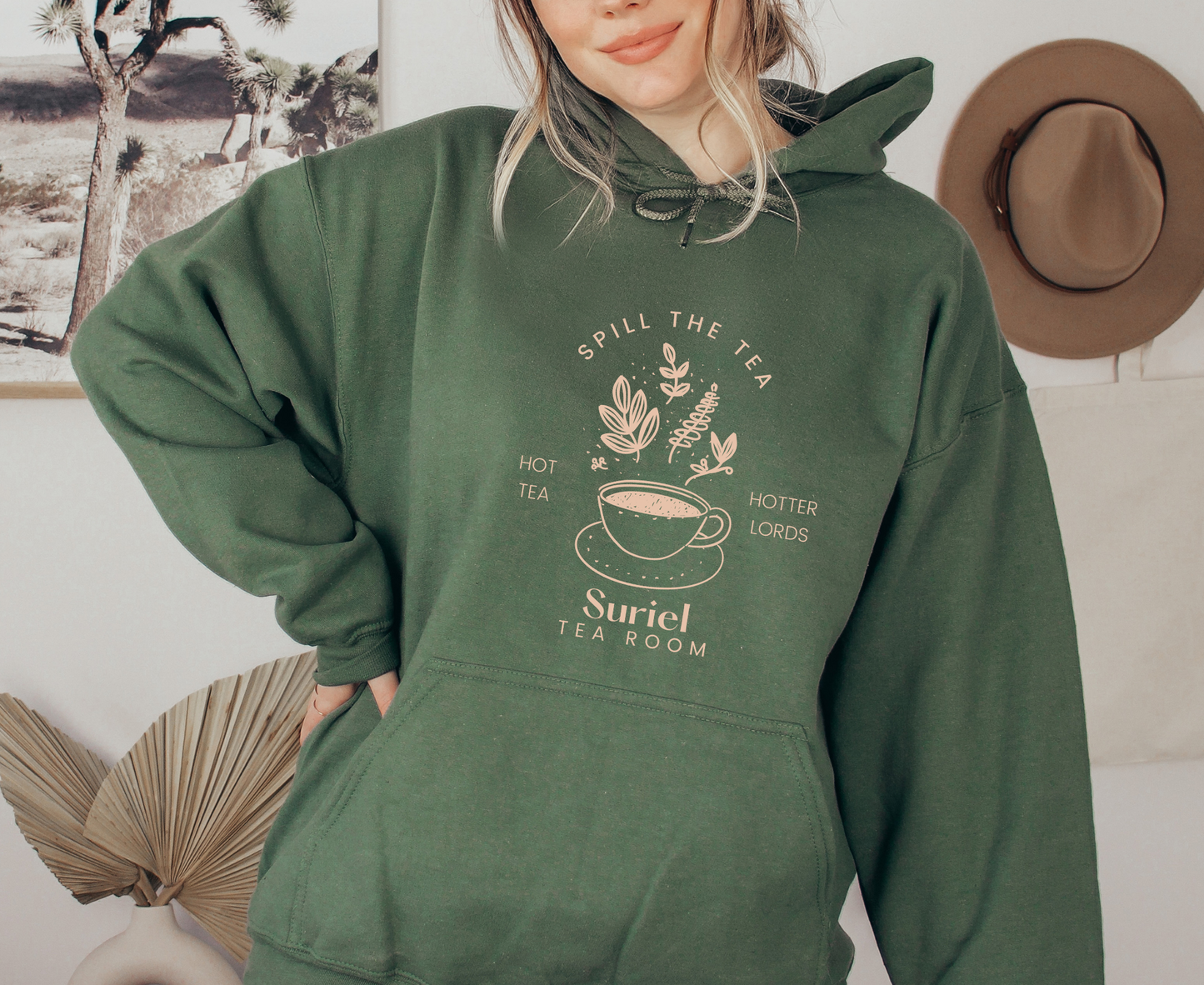 Suriel Tea Room Oversized Hoodie
