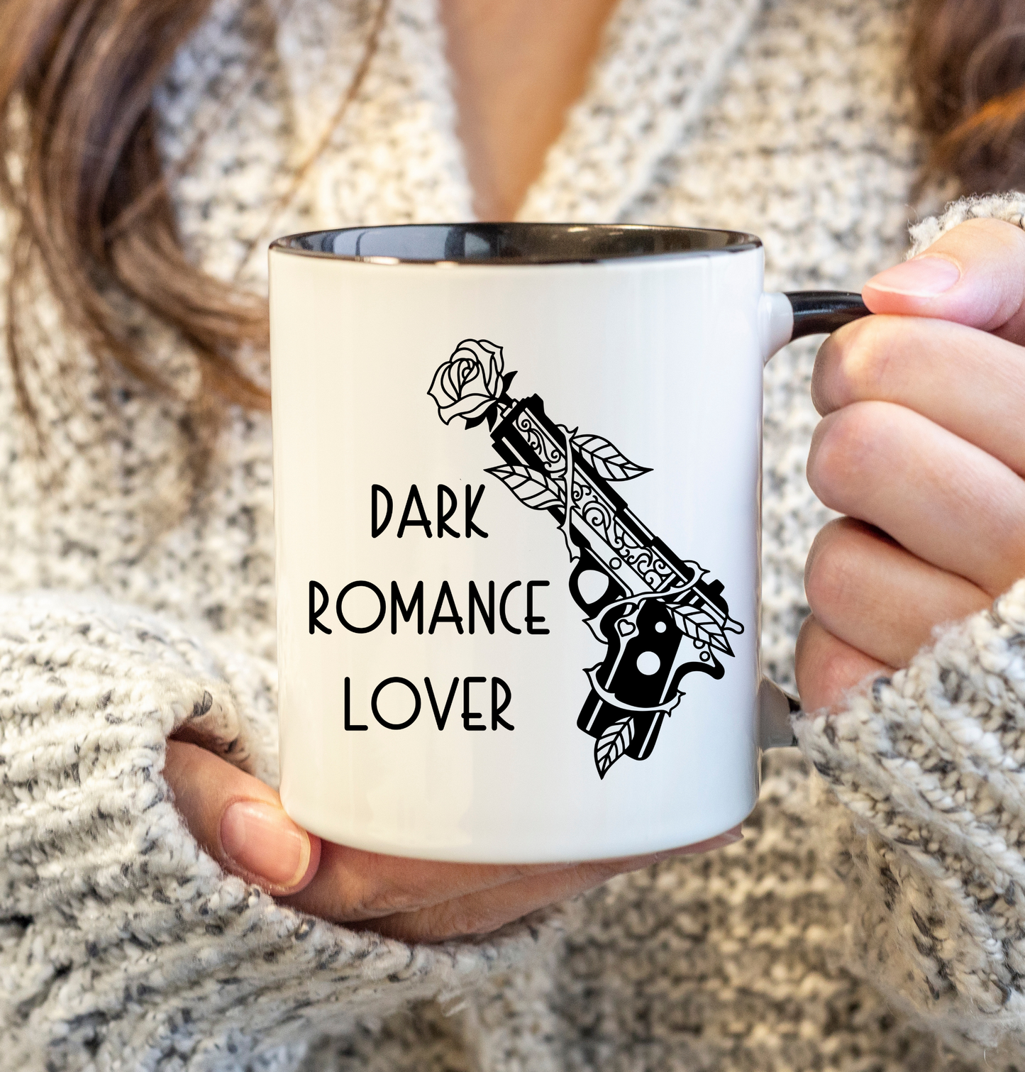 Dark Romance Reader Accent Mug