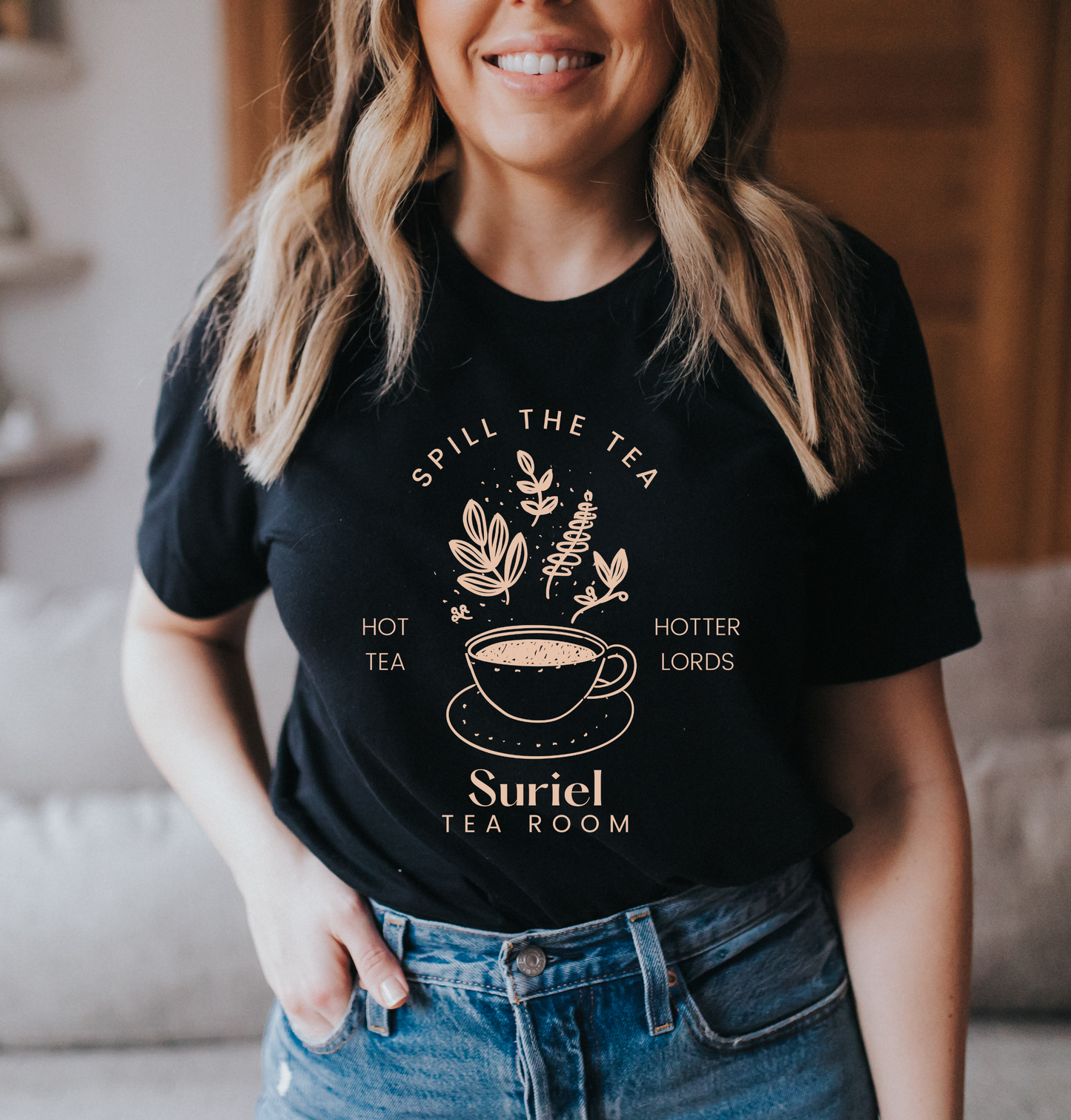 Suriel Tea Room Book Shirt