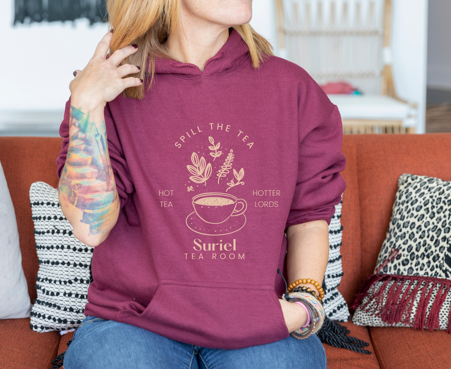 Suriel Tea Room Oversized Hoodie
