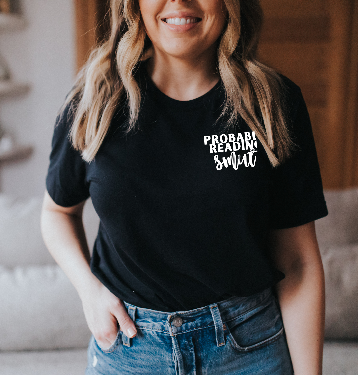 Probably Reading Smut Book Shirt