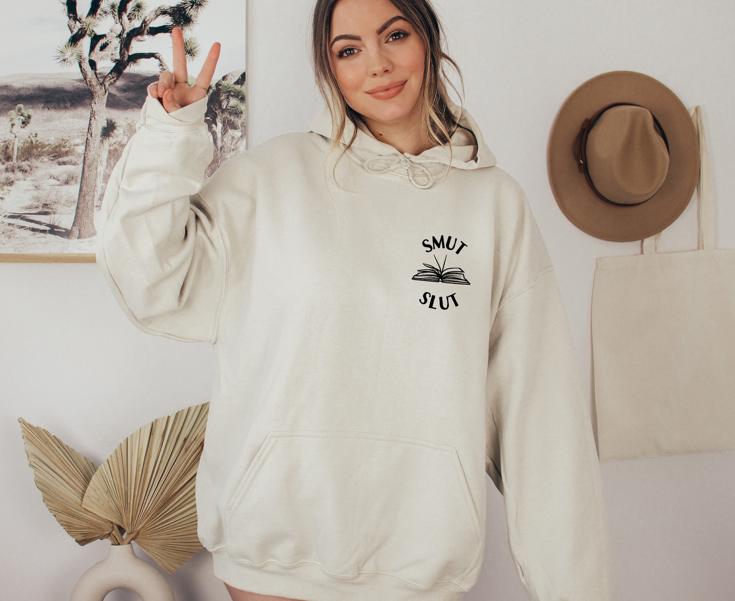 Smut Slut Pocket Graphic Hoodie