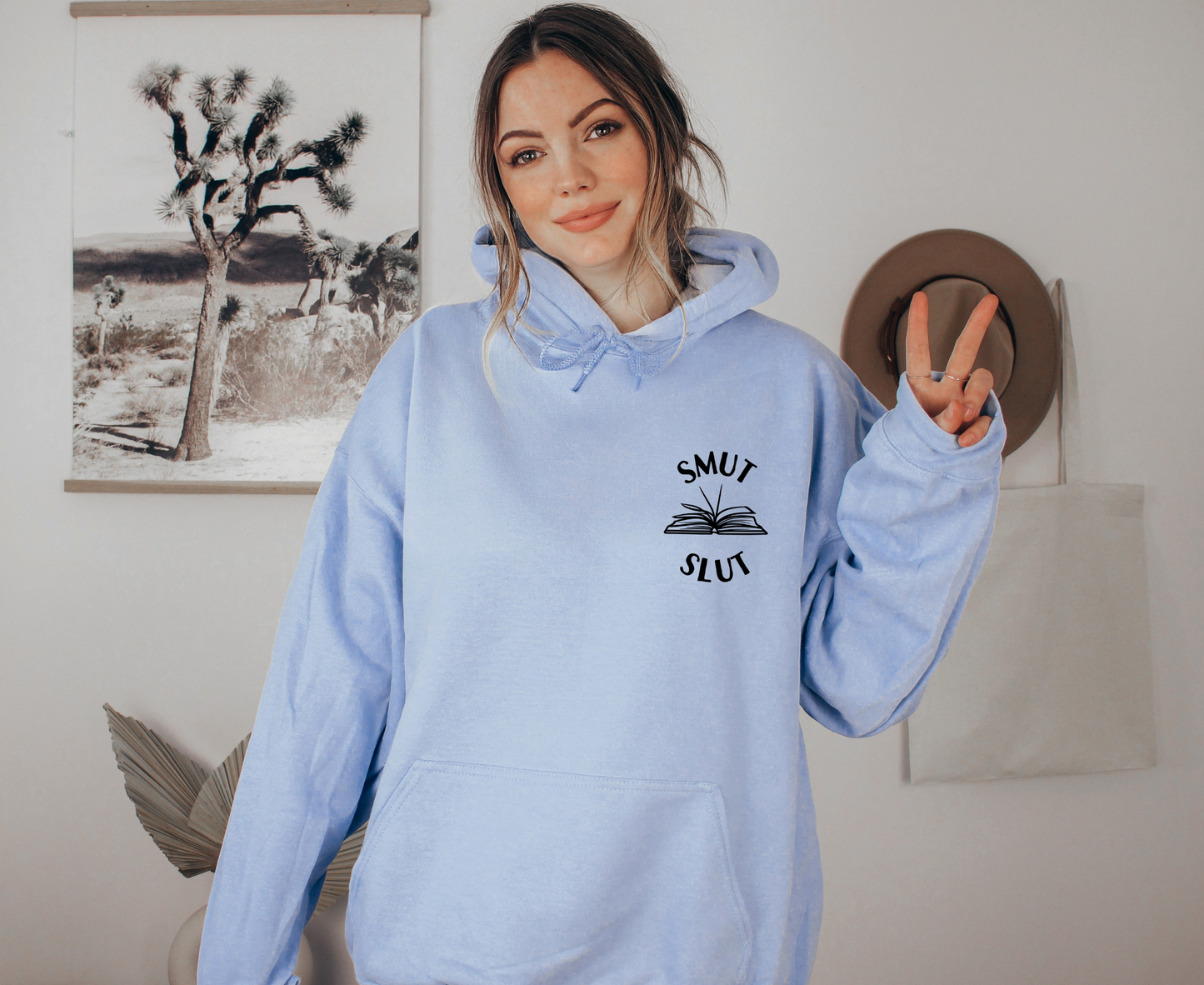 Smut Slut Pocket Graphic Hoodie