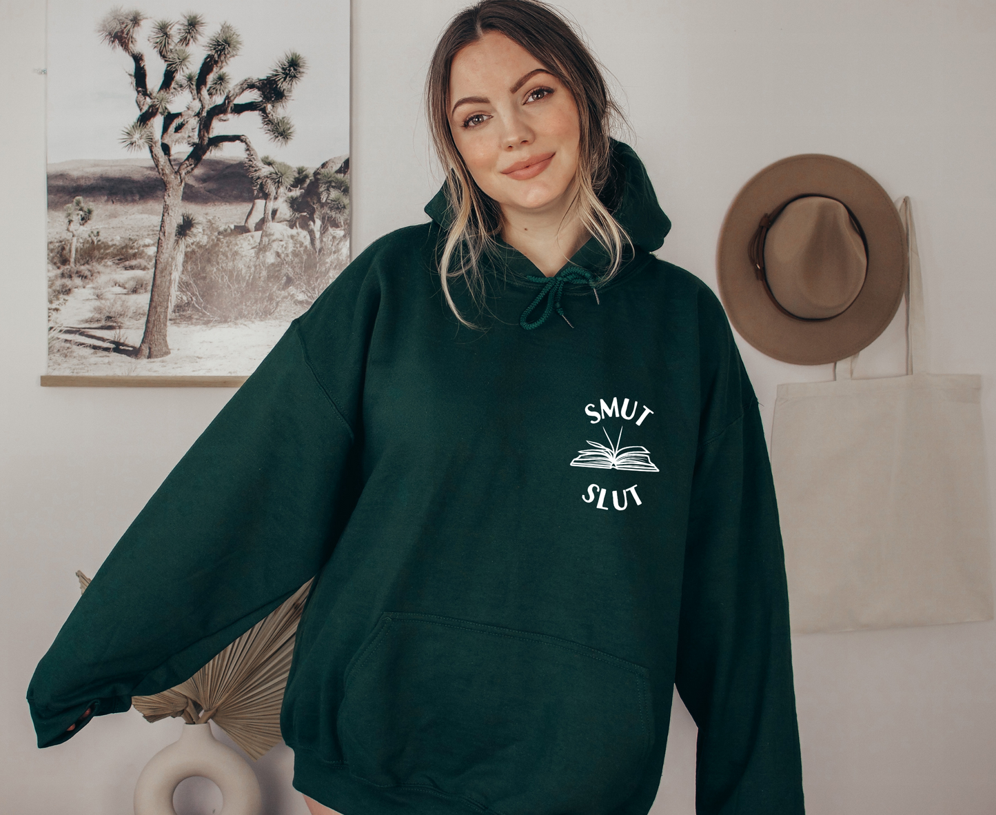 Smut Slut Pocket Graphic Hoodie