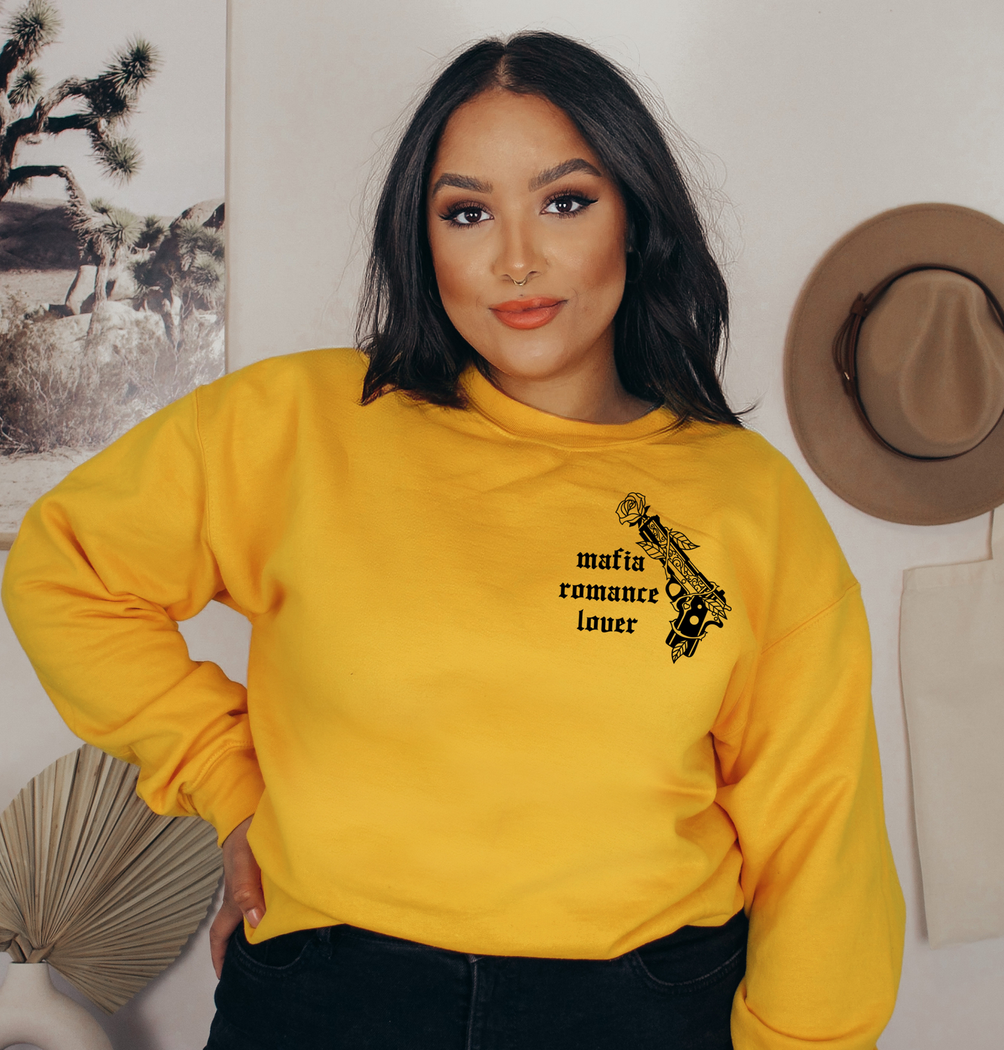 Mafia Romance Lover Book Sweatshirt