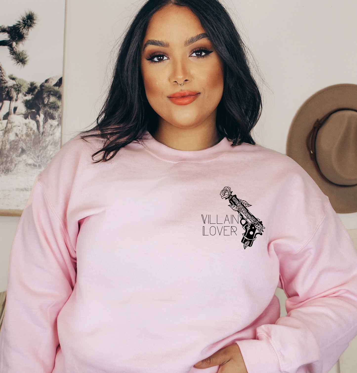 Villain Lover Romance Reader Crewneck Sweatshirt