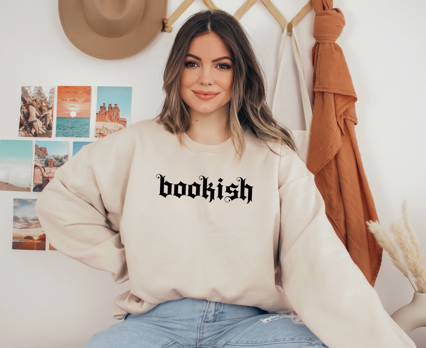 Bookish Alt Old English Sweatshirt