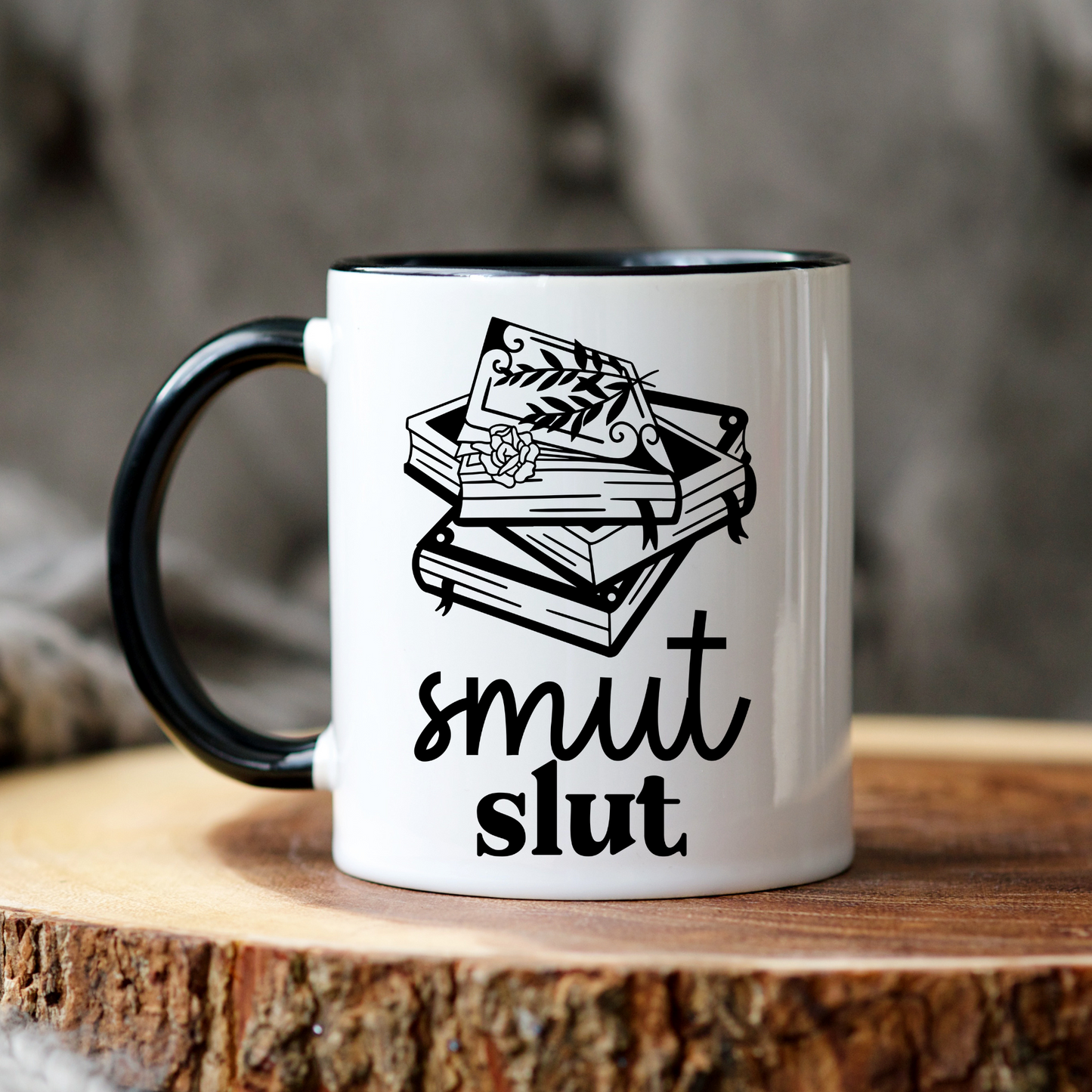 Smut Slut Accent Book Mug