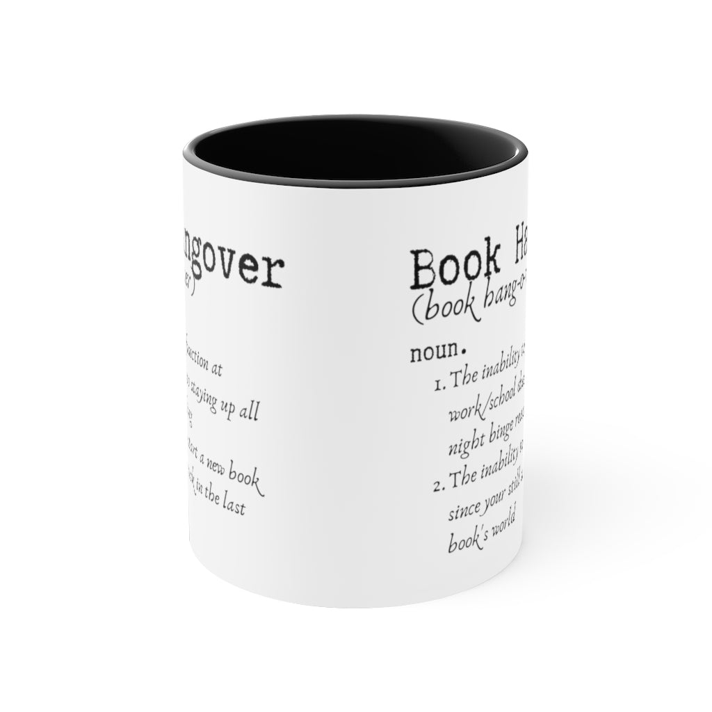 Book Hangover Accent Handle Book Mug
