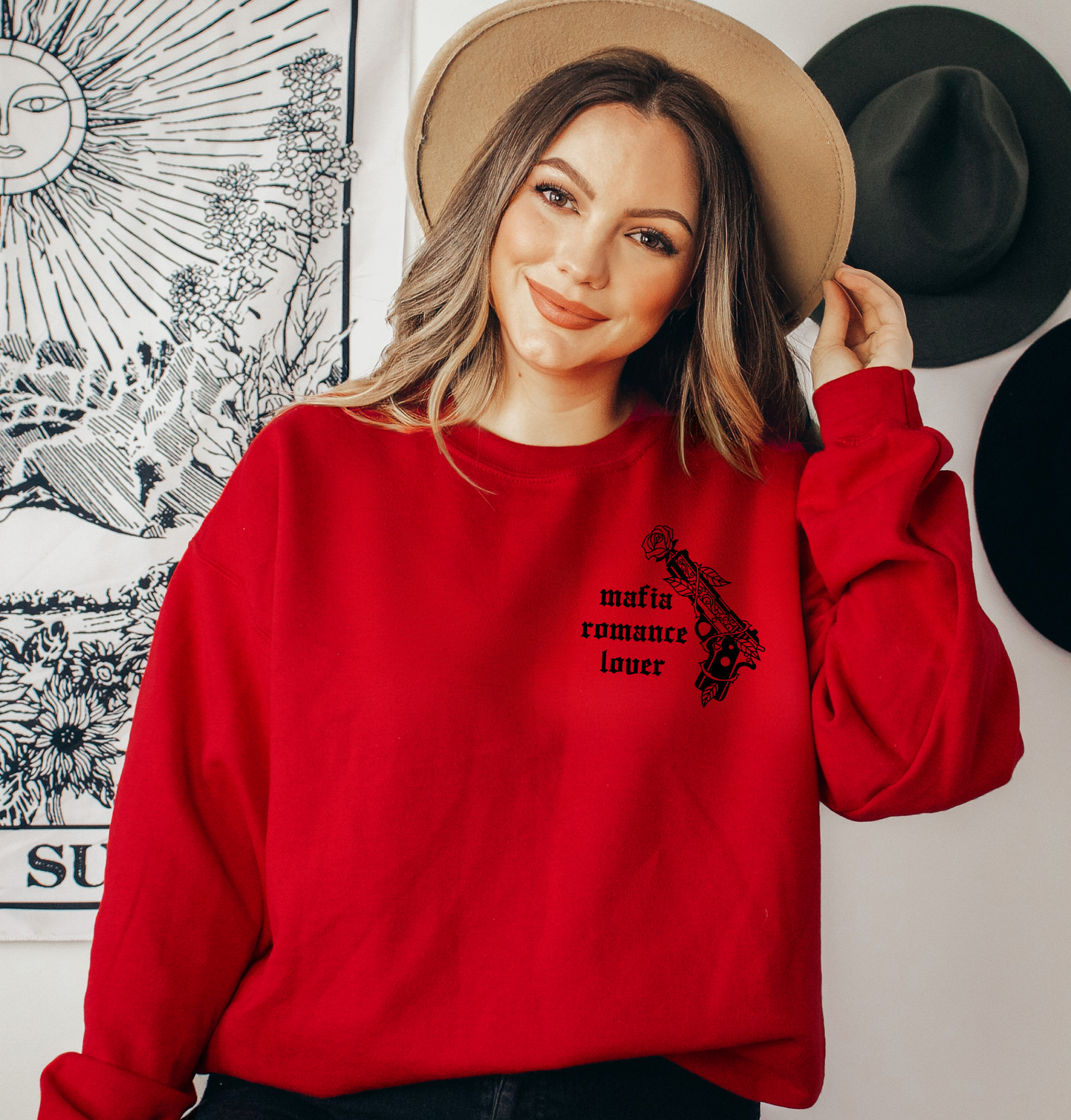 Mafia Romance Lover Book Sweatshirt