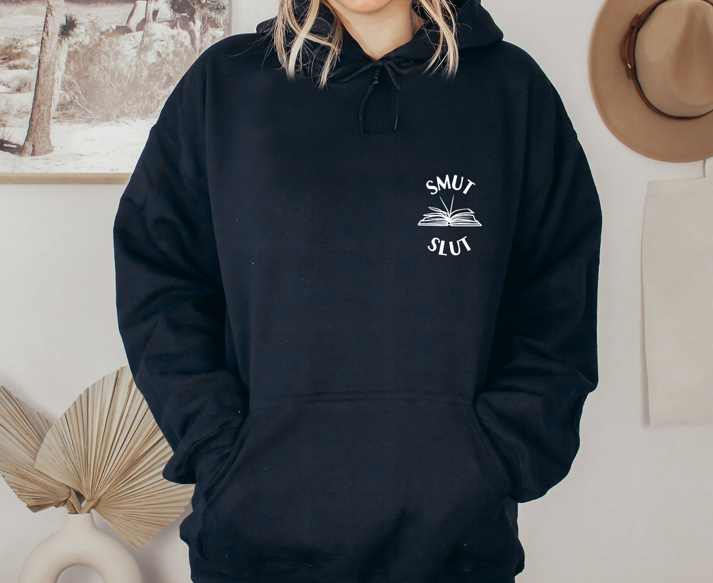 Smut Slut Pocket Graphic Hoodie