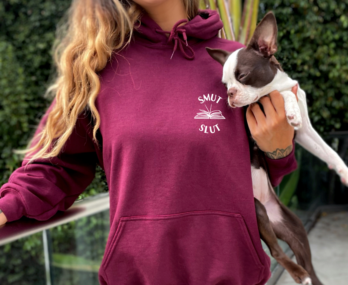 Smut Slut Pocket Graphic Hoodie