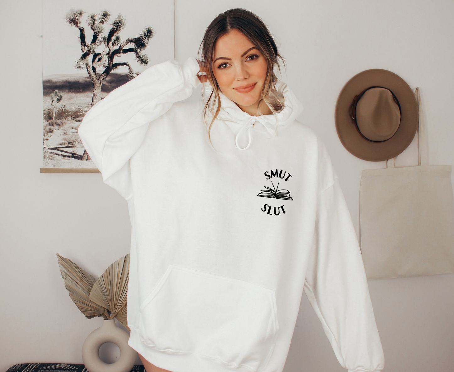 Smut Slut Pocket Graphic Hoodie